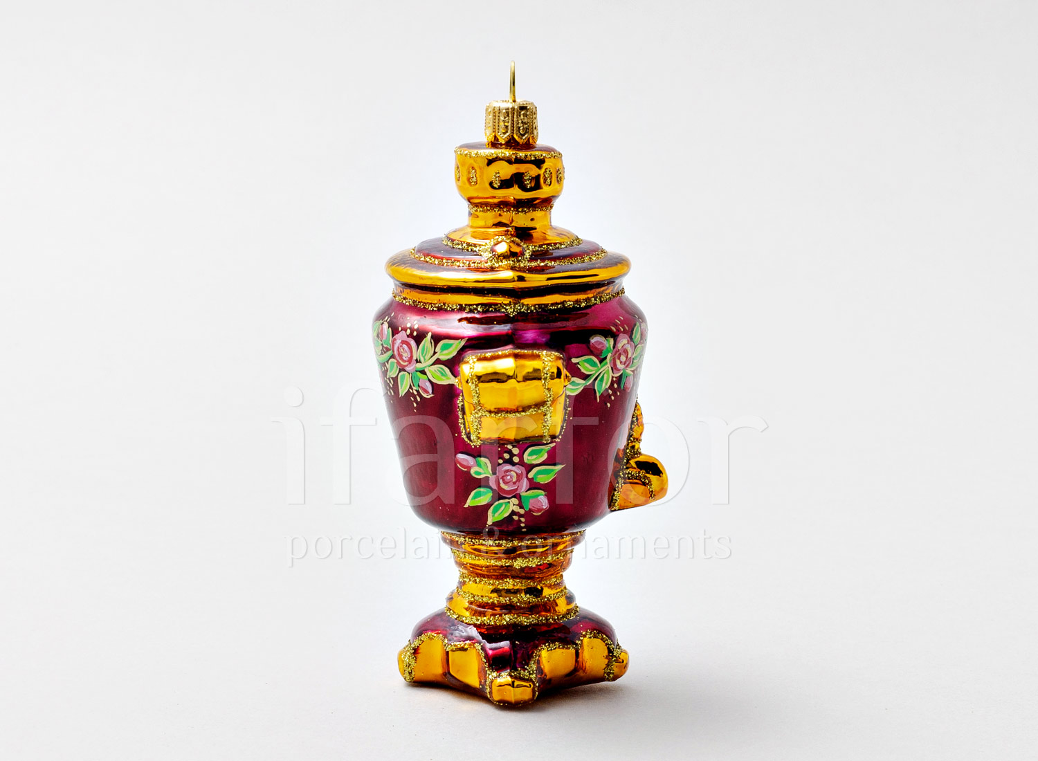 Елочная игрушка «Русский самовар»