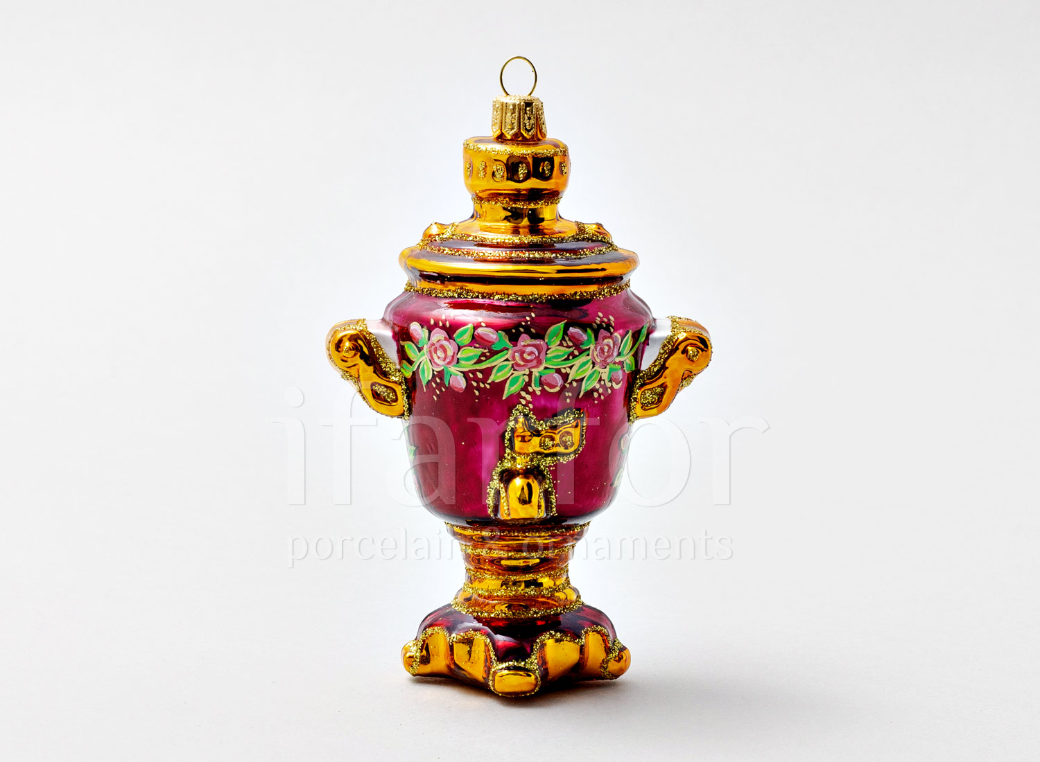 Елочная игрушка «Русский самовар»