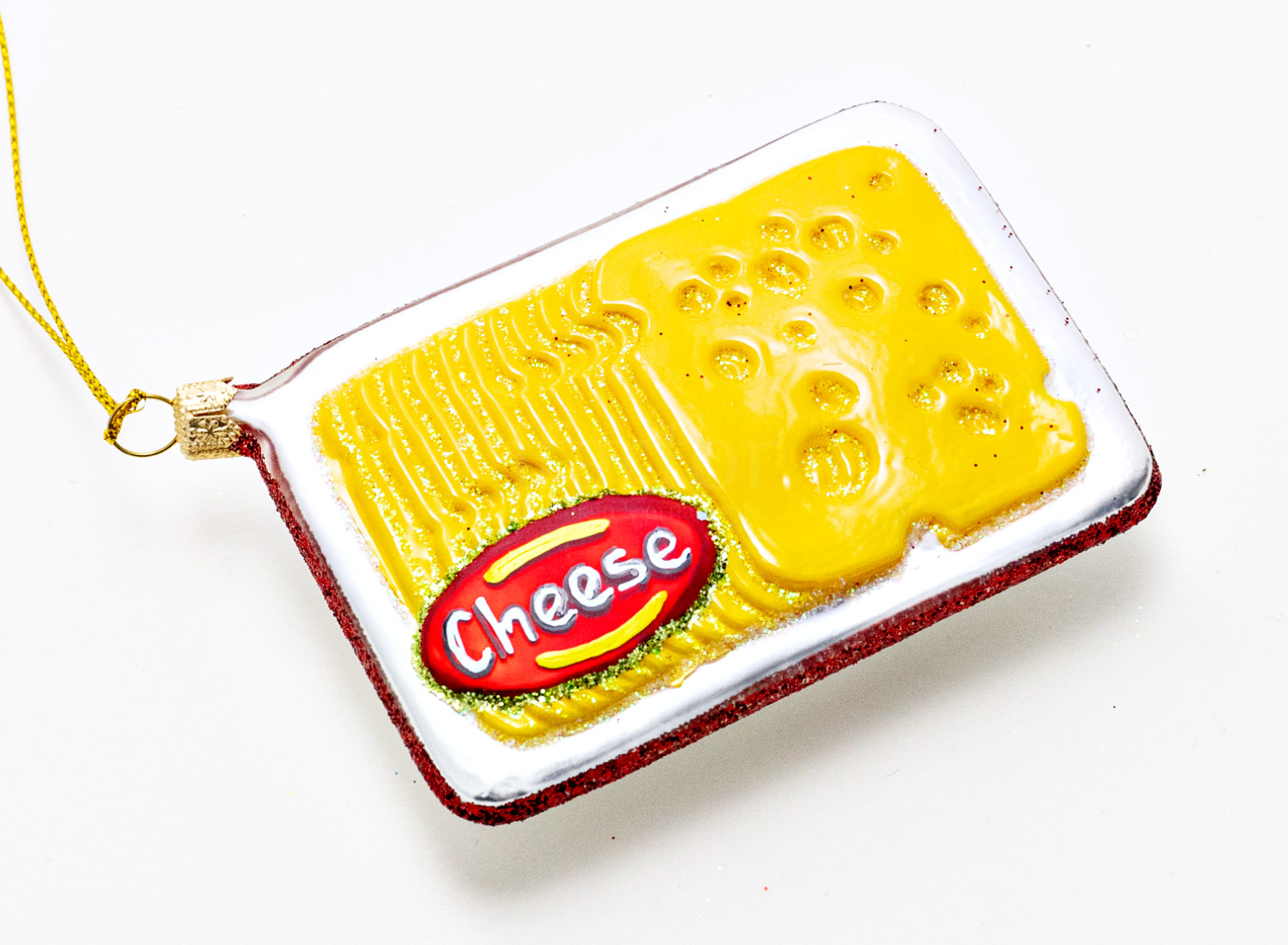 Елочная игрушка «Упаковка с сыром»