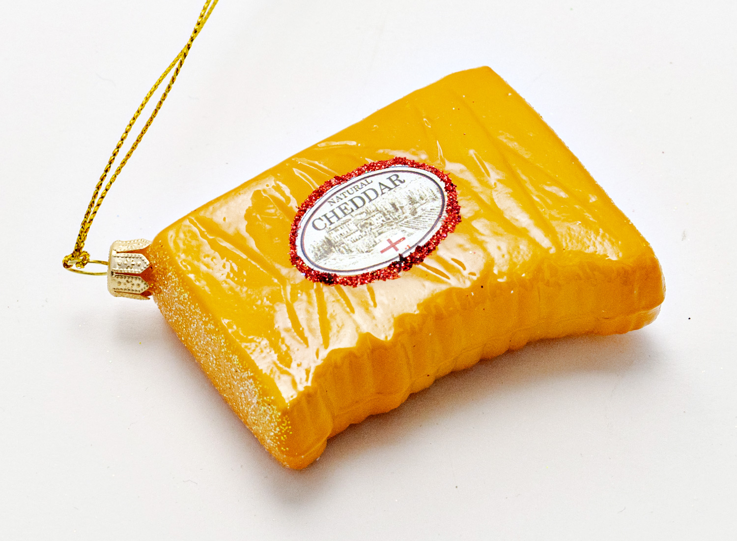 Елочная игрушка «Сыр Cheddar»