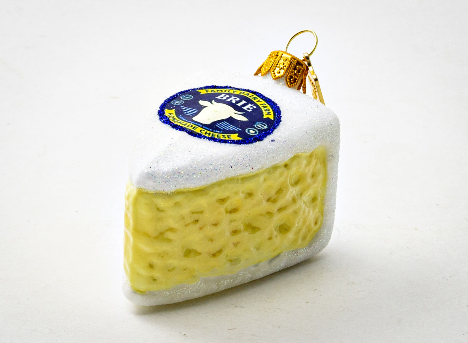 Елочная игрушка «Сыр Brie»
