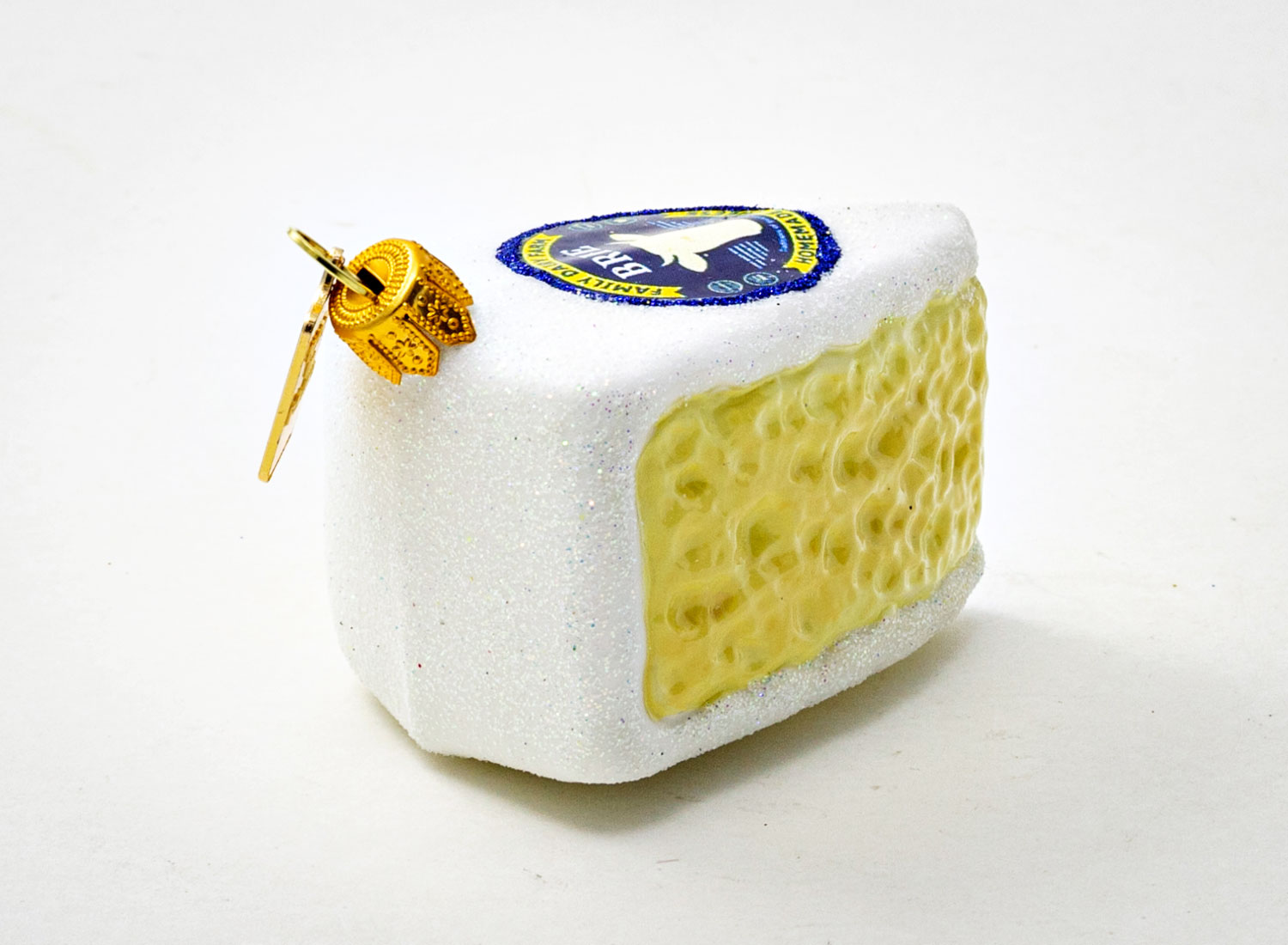 Елочная игрушка «Сыр Brie»