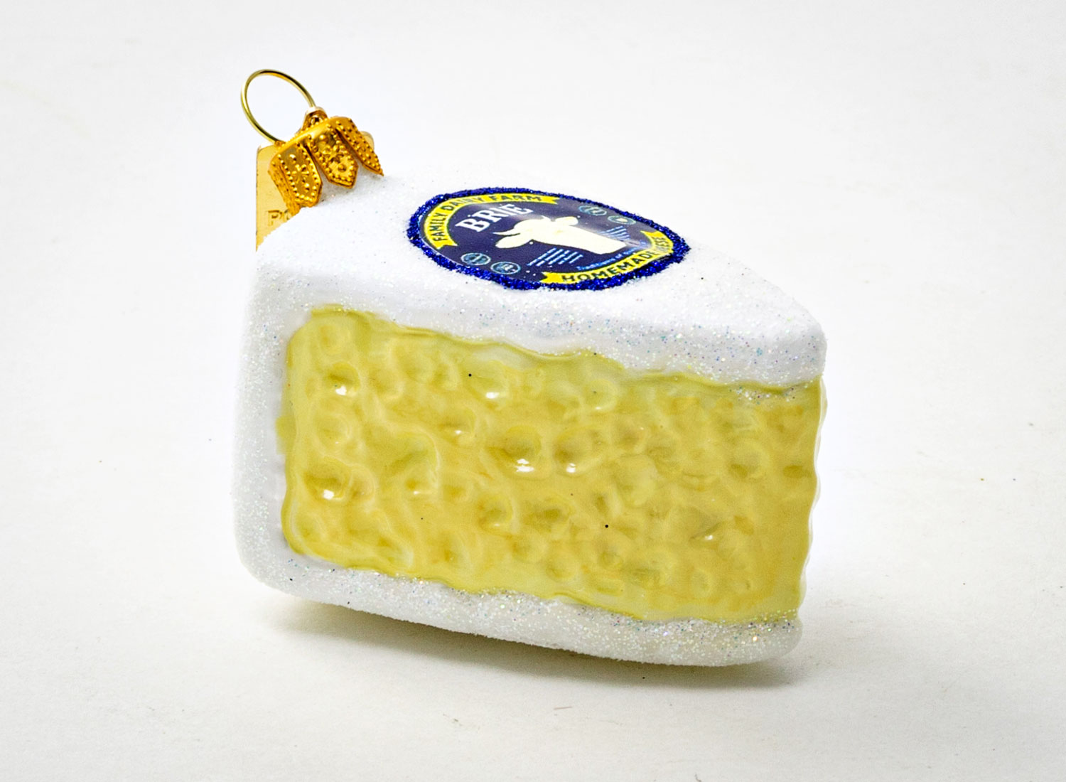 Елочная игрушка «Сыр Brie»
