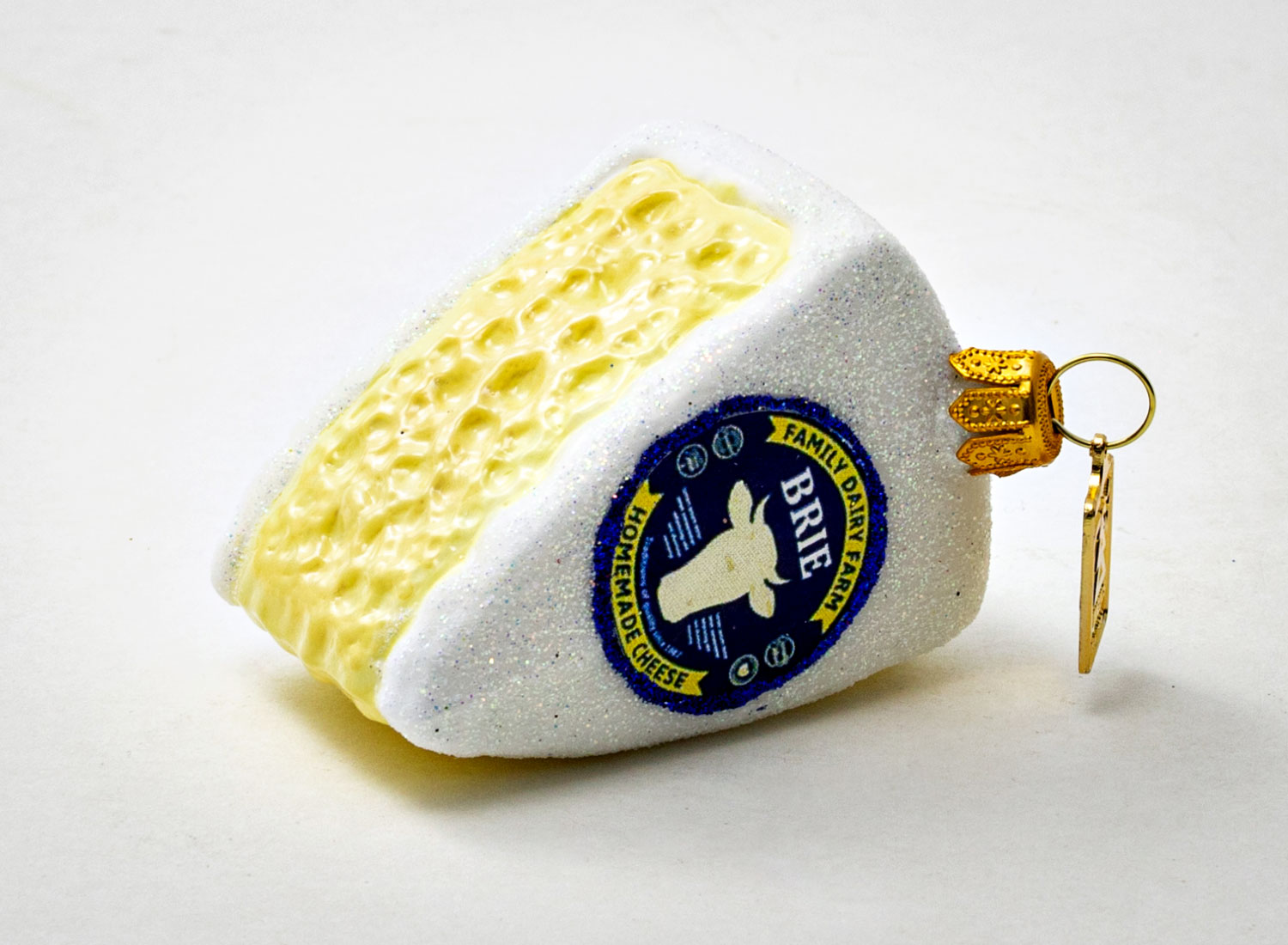Елочная игрушка «Сыр Brie»