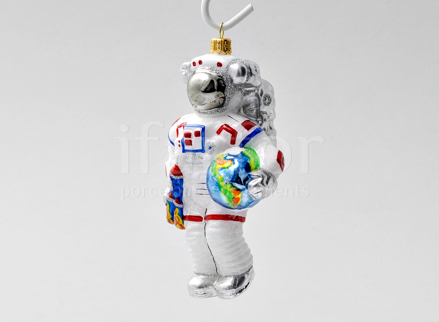 Елочная игрушка «Космонавт Major Tom»