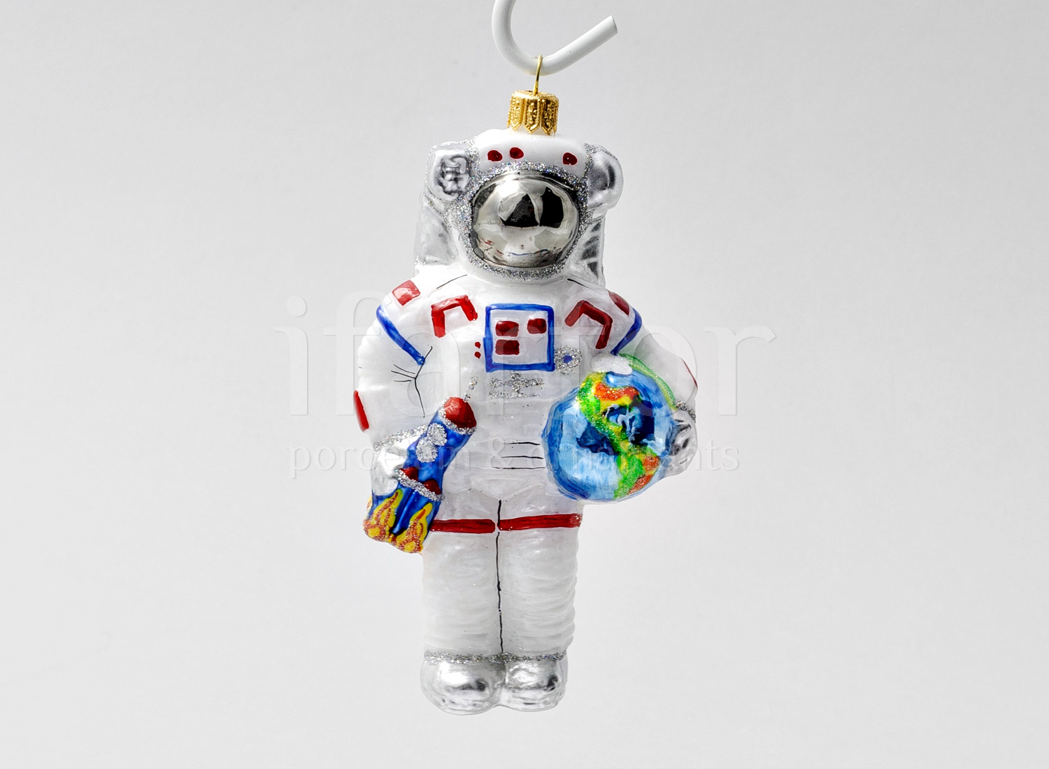 Елочная игрушка «Космонавт Major Tom»