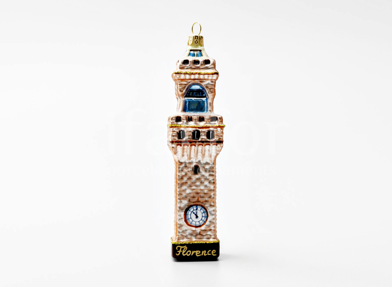 Елочная игрушка «Башня Palazzo Vecchio»