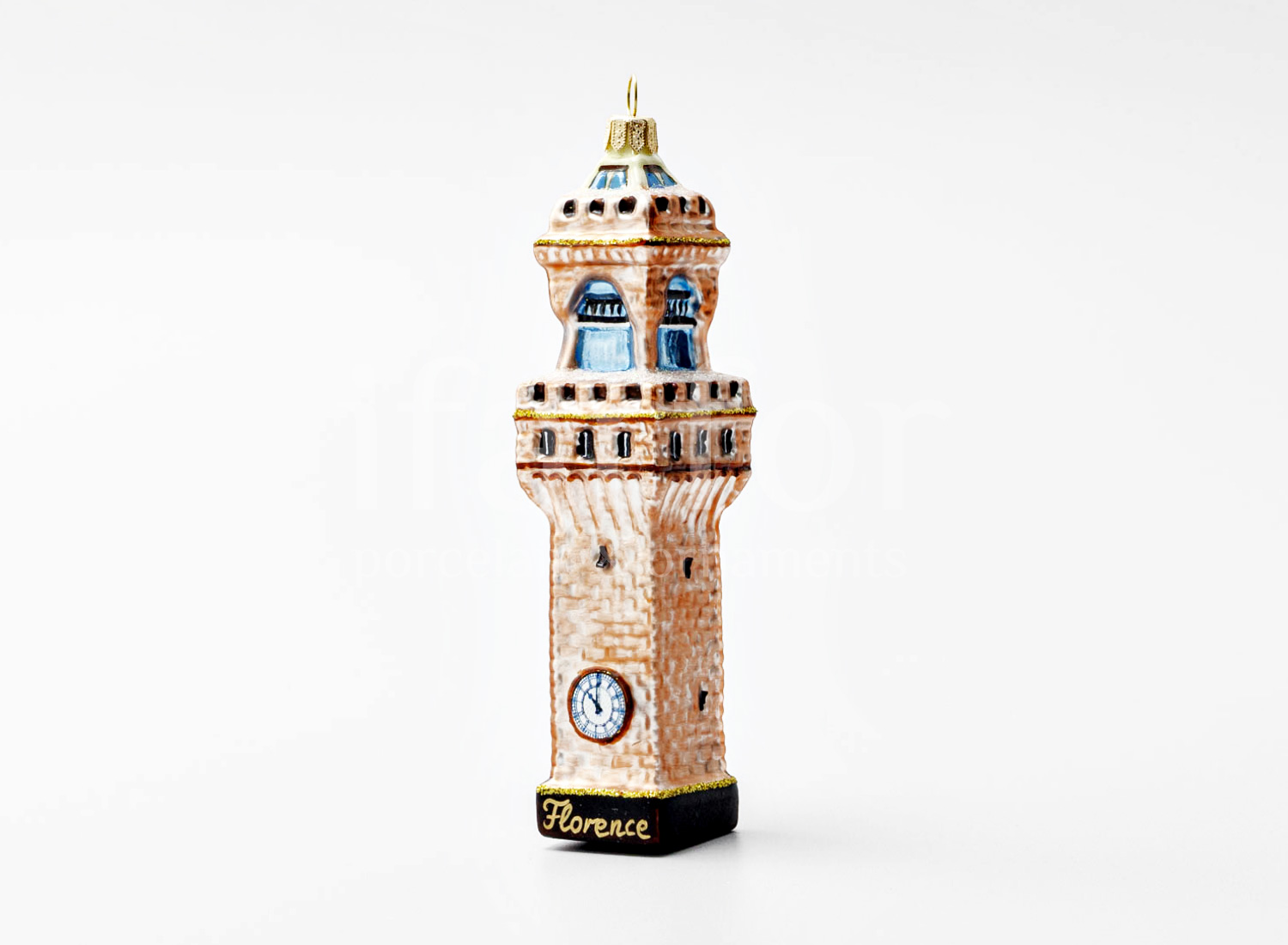 Елочная игрушка «Башня Palazzo Vecchio»