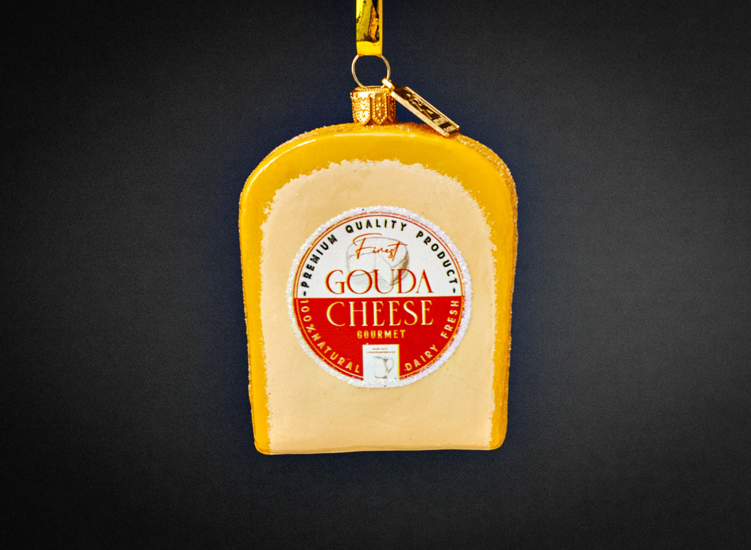Елочная игрушка «Сыр Gouda»