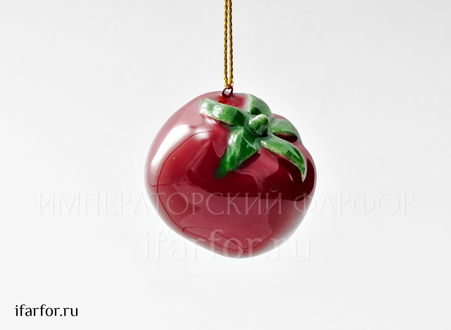 Елочная игрушка «Помидор мини»