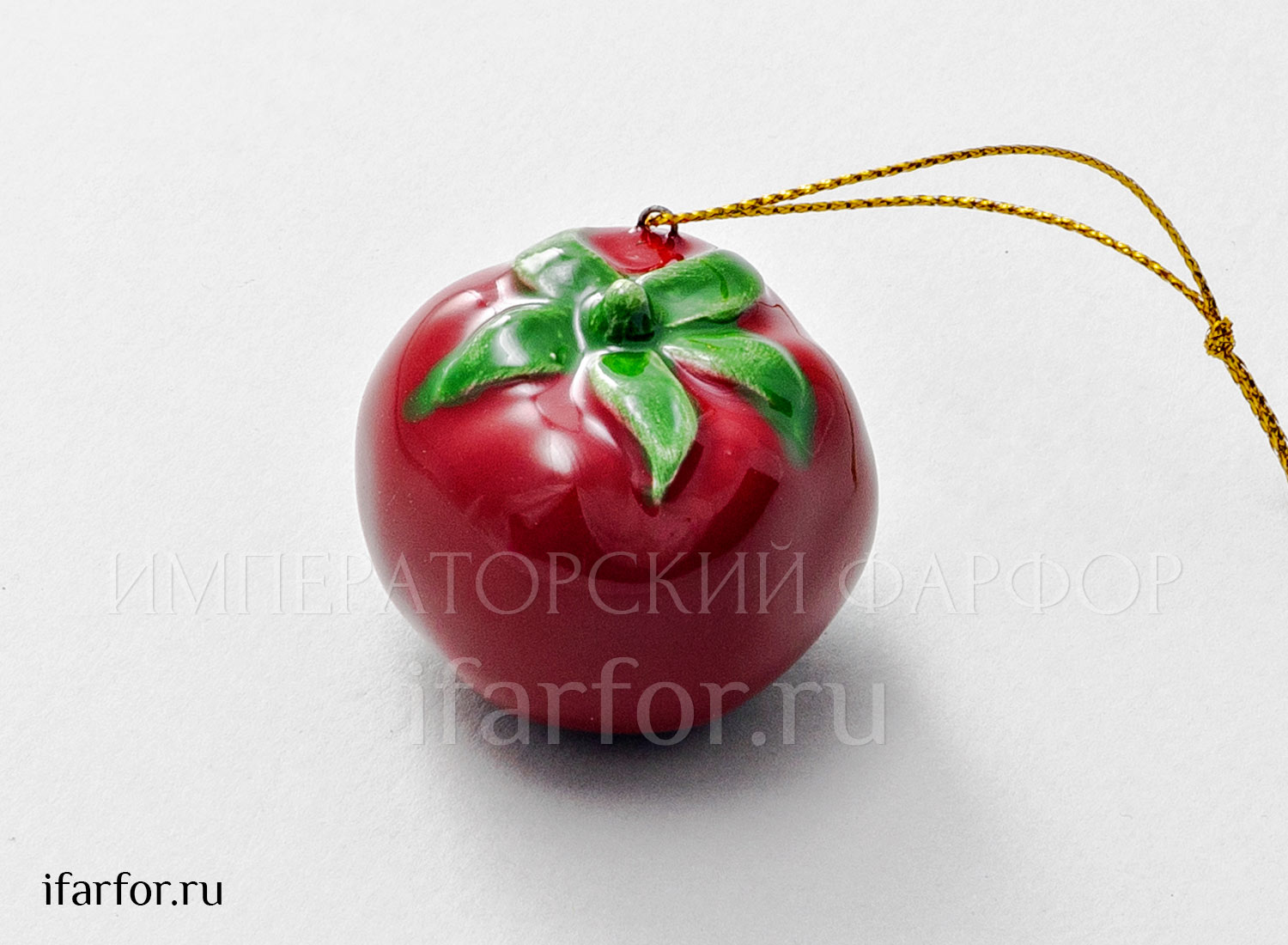 Елочная игрушка «Помидор мини»