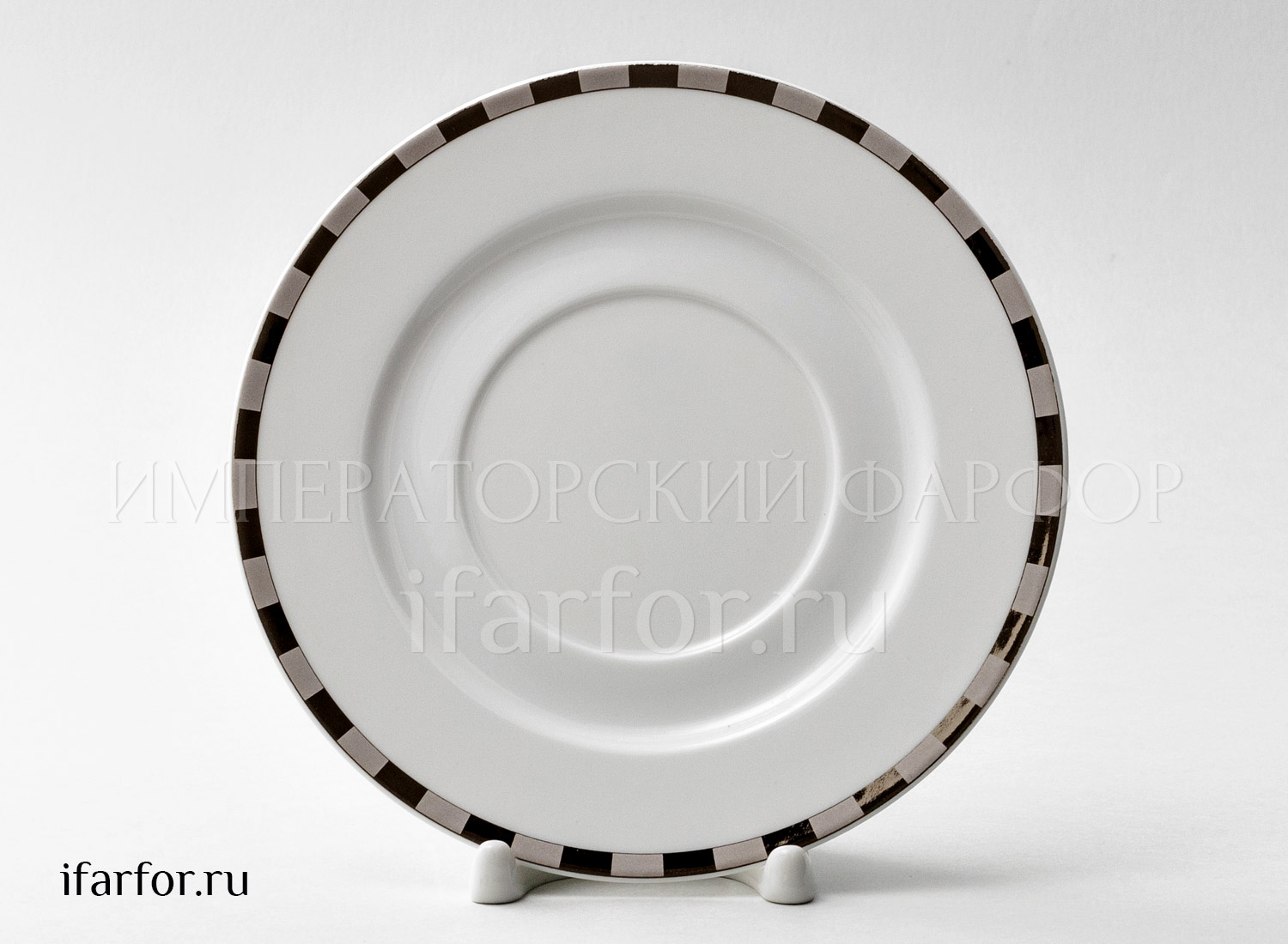 Блюдце чайное «Платиновые пластинки»