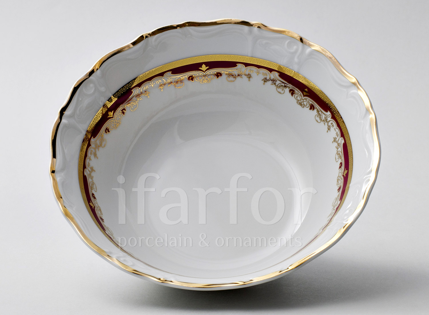 Салатник «Красная лилия»