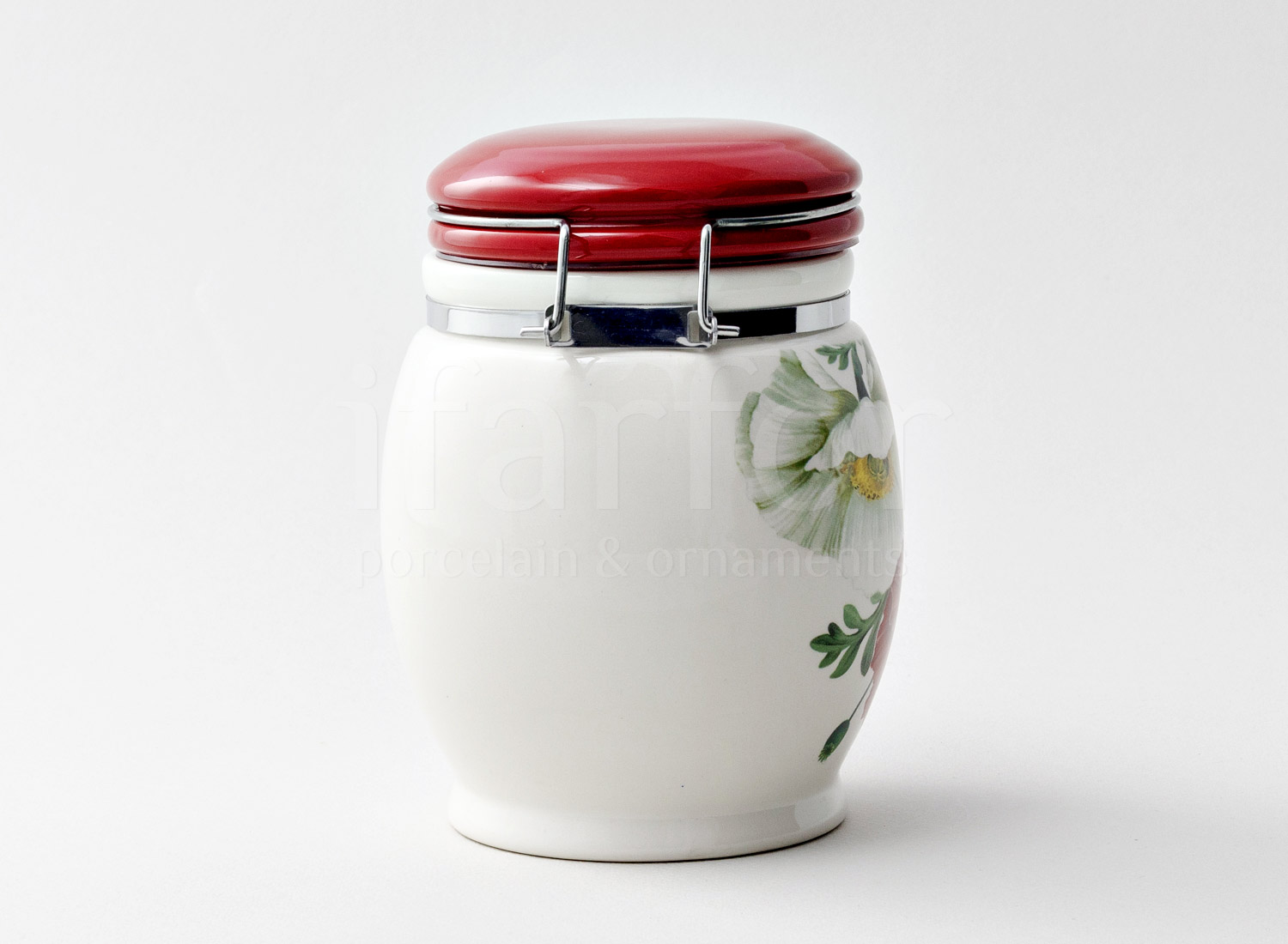 Банка для сыпучих продуктов «Маки»