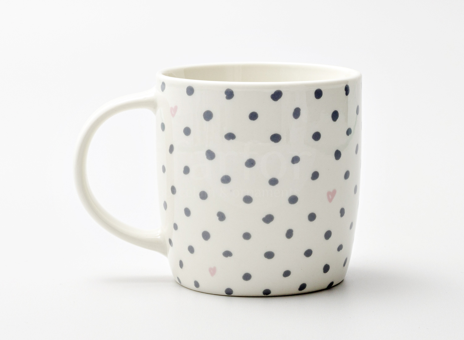 Кружка «Серый горошек»