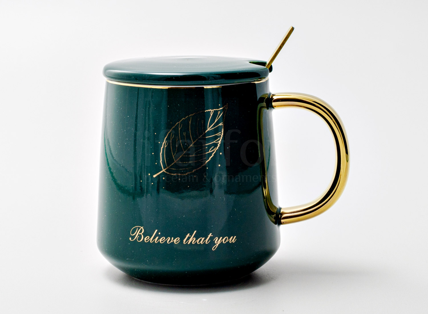 Кружка с крышкой и ложкой «BELIEVE THAT YOU»