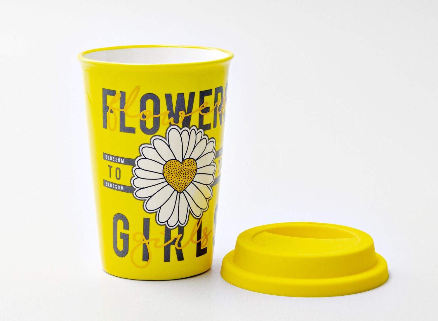 Термокружка «FLOVERS GIRL» 1/2