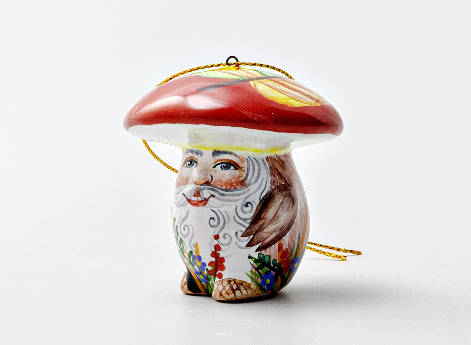 Елочная игрушка «Гриб»
