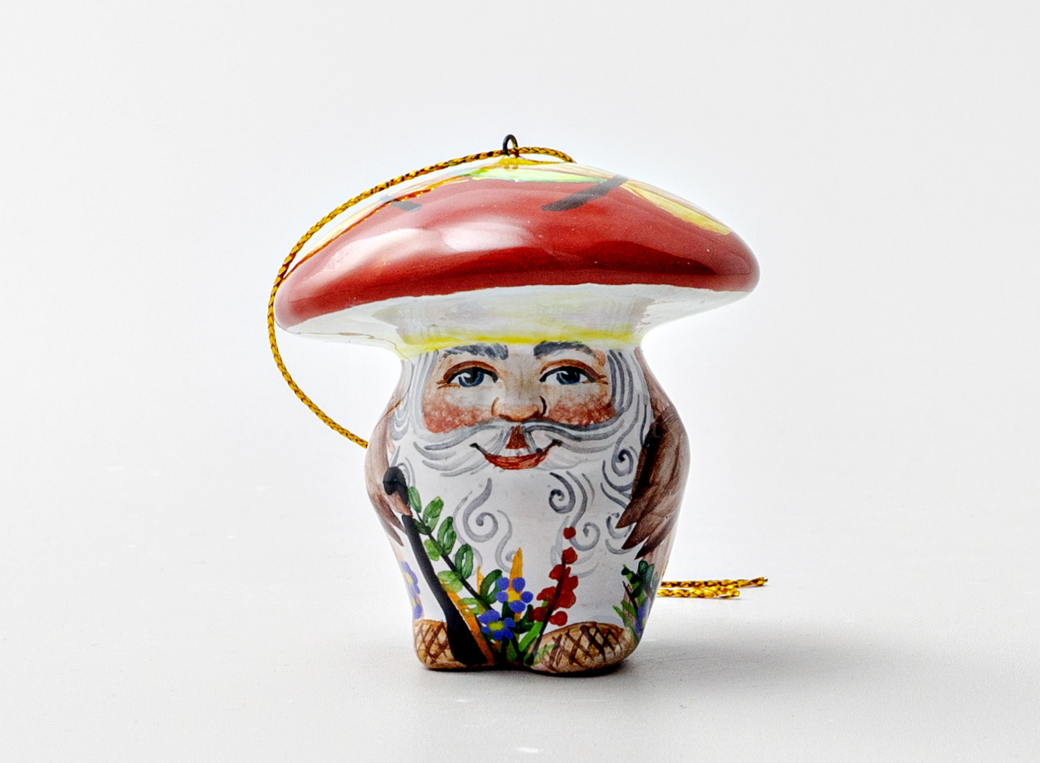Елочная игрушка «Гриб»