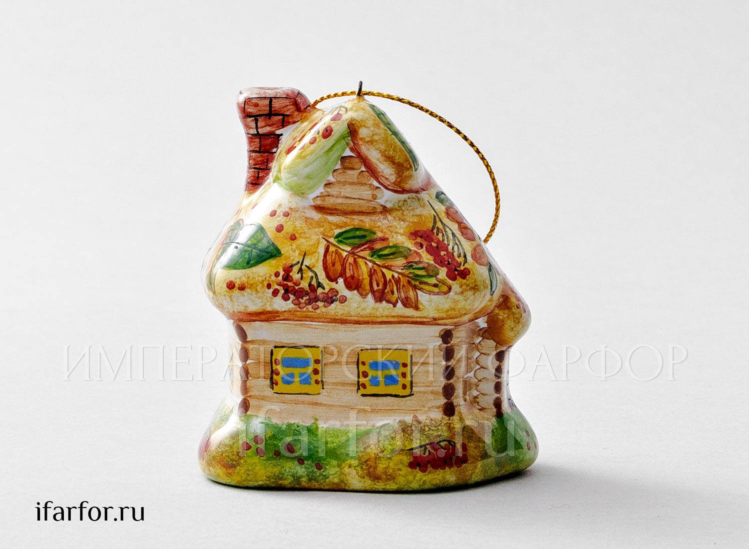 Елочная игрушка «Избушка»
