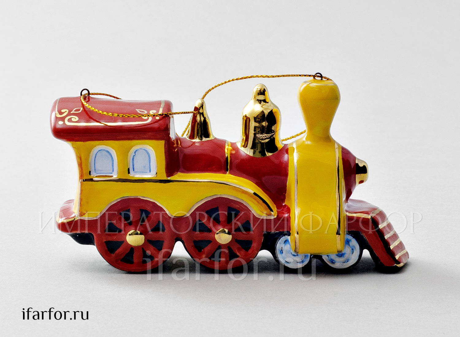 Елочная игрушка «Паровозик»