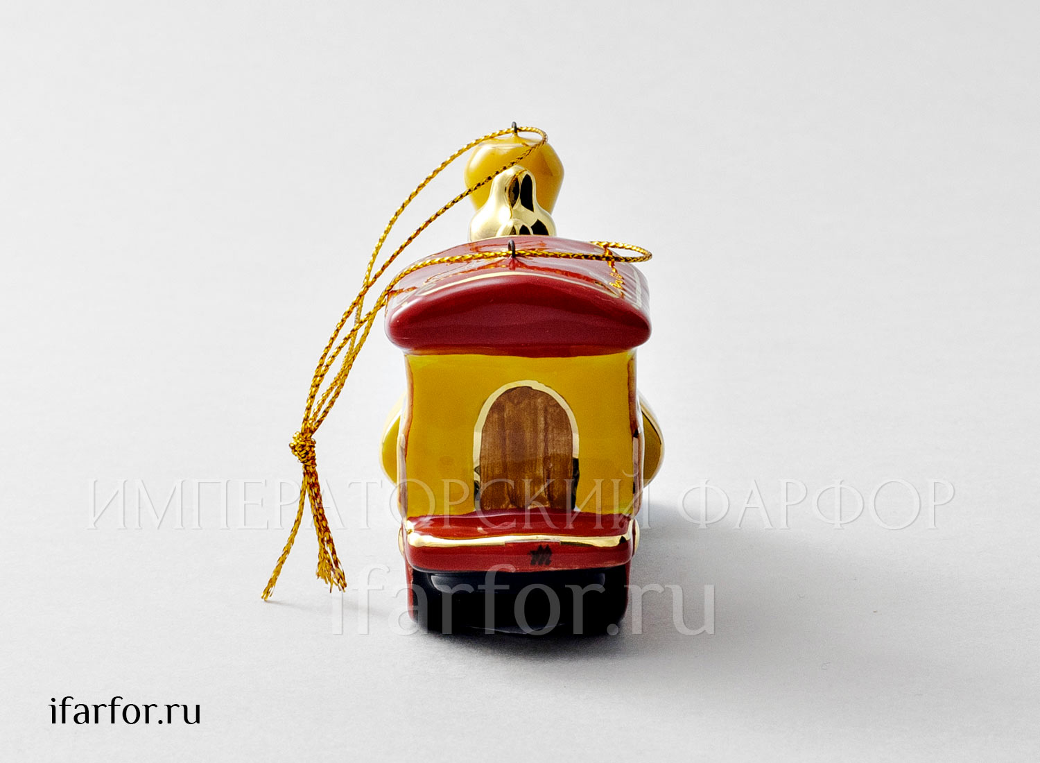 Елочная игрушка «Паровозик»