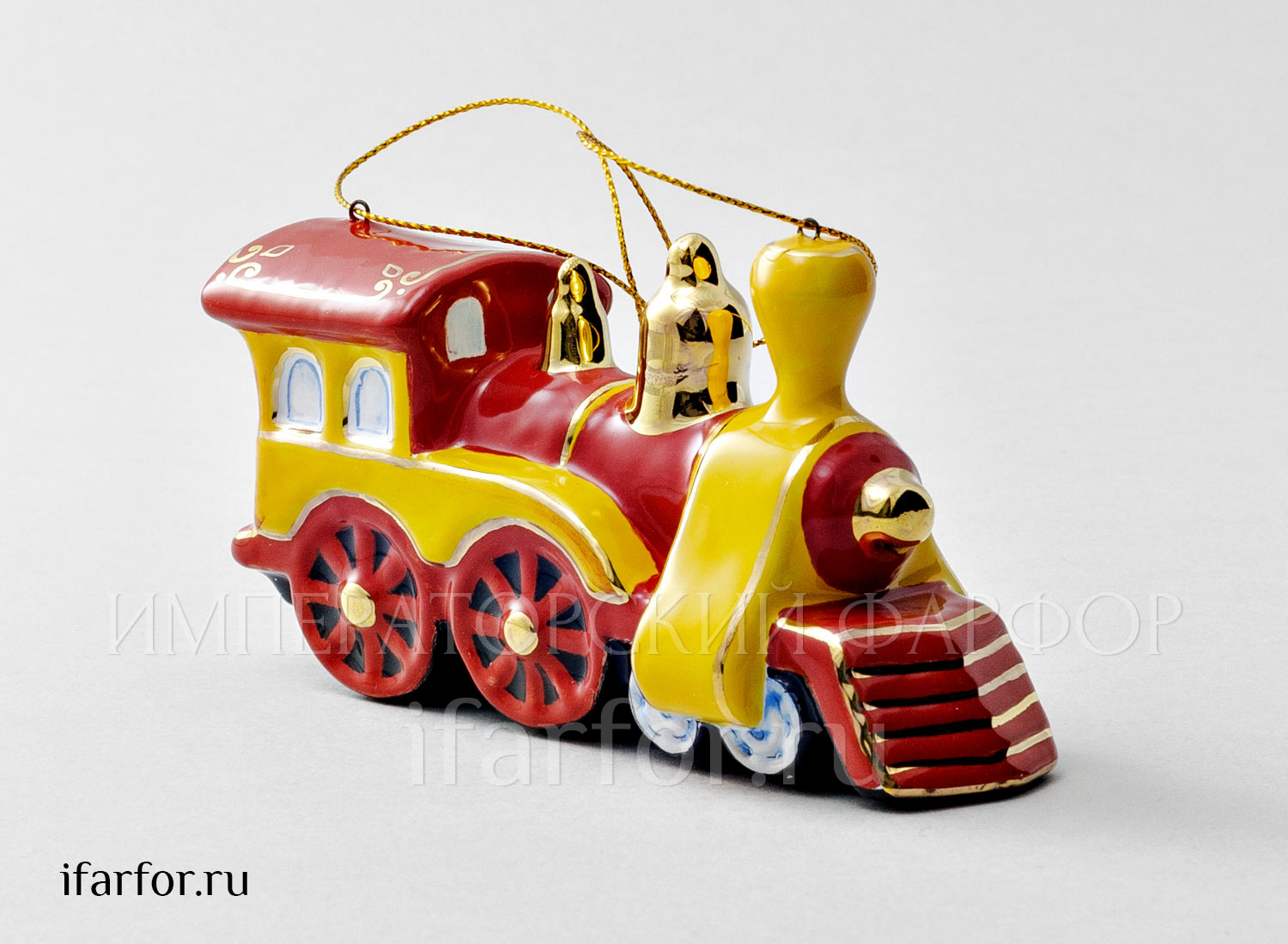 Елочная игрушка «Паровозик»