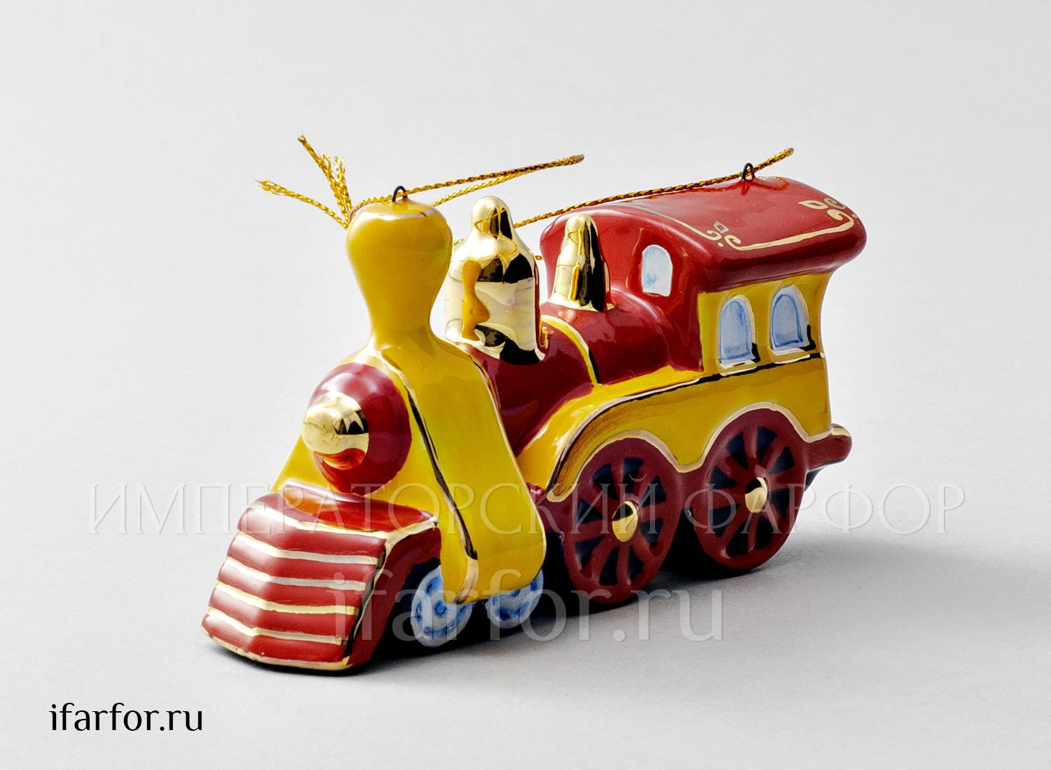 Елочная игрушка «Паровозик»
