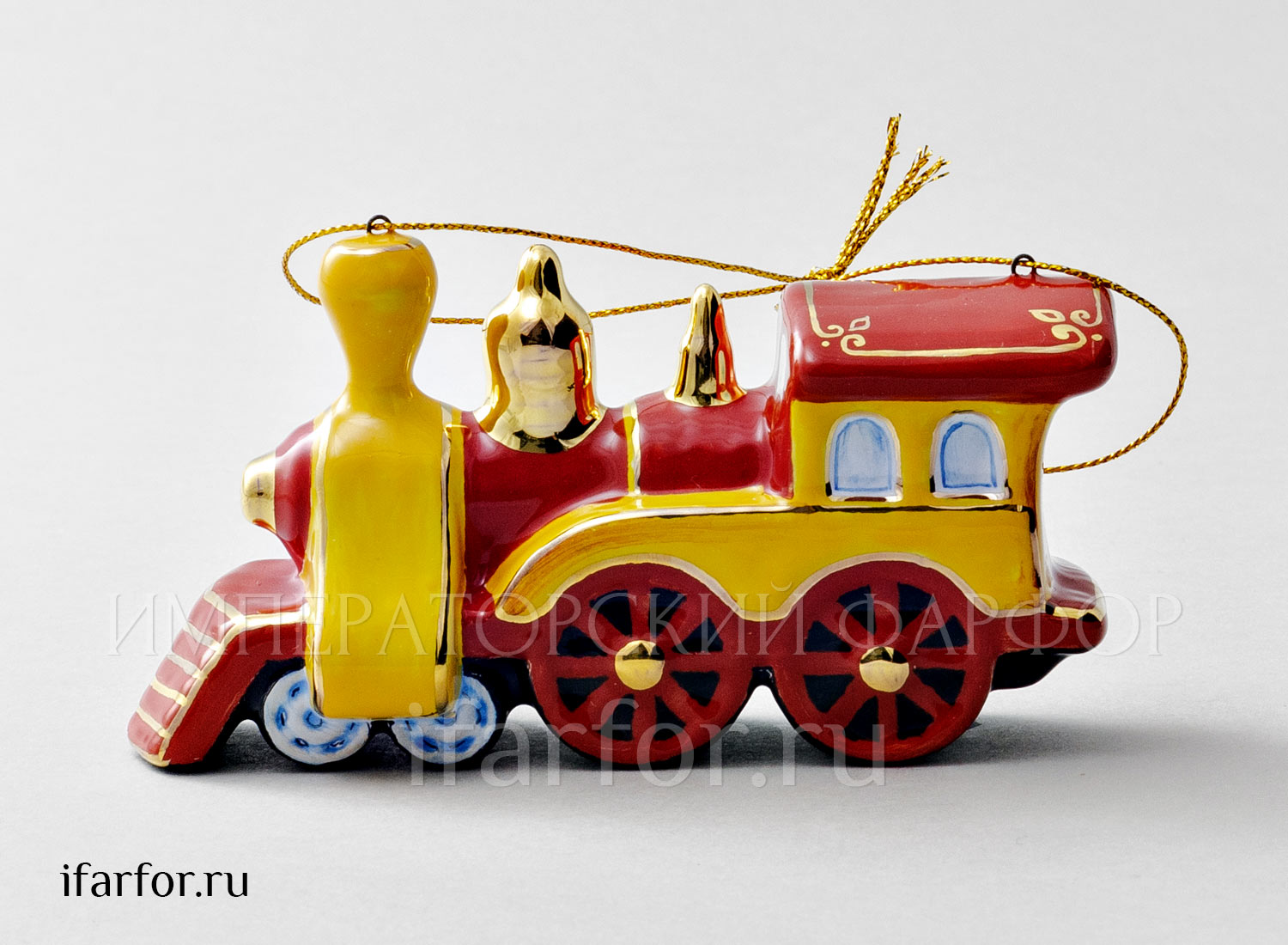 Елочная игрушка «Паровозик»