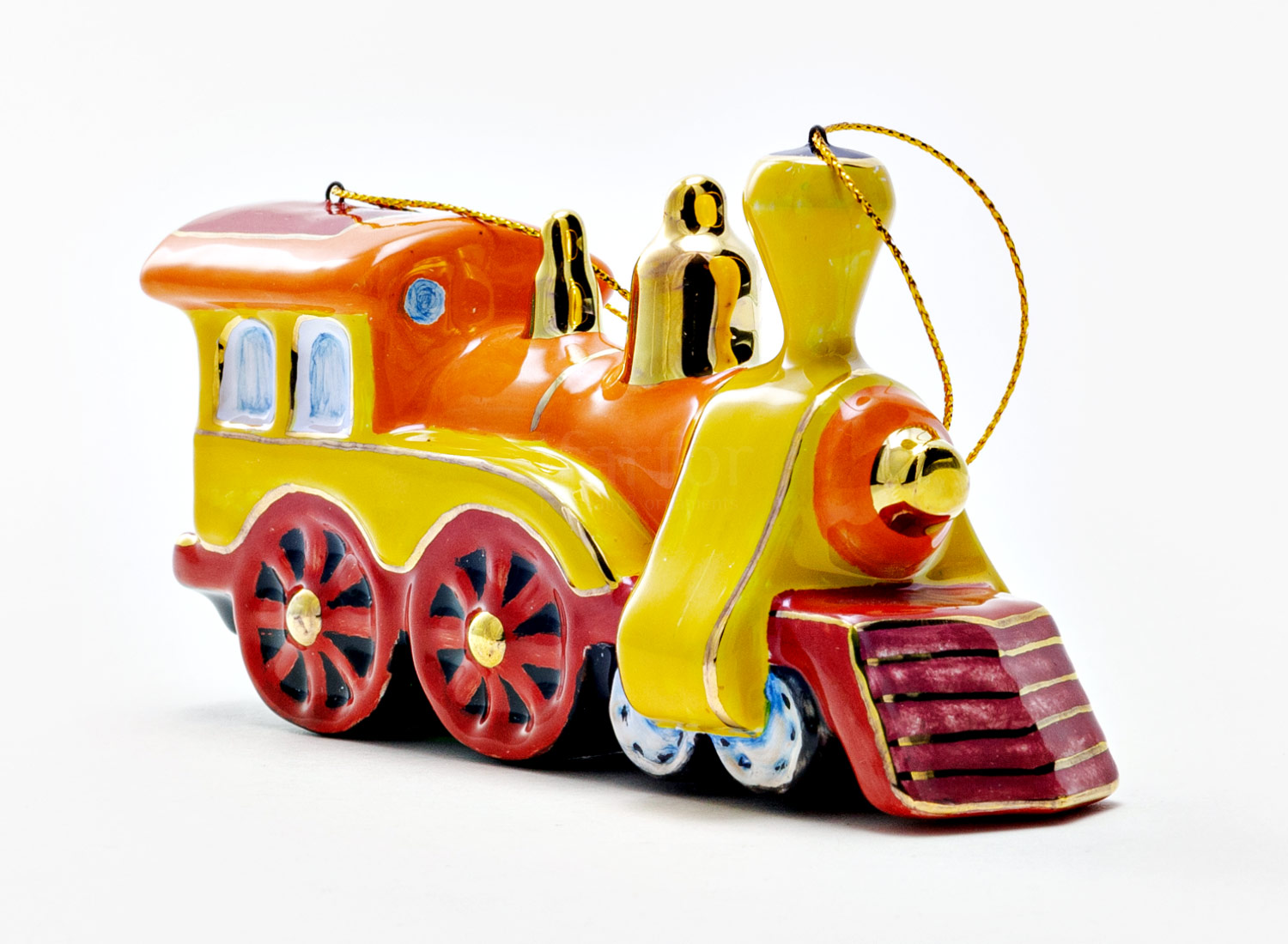 Елочная игрушка «Паровозик»