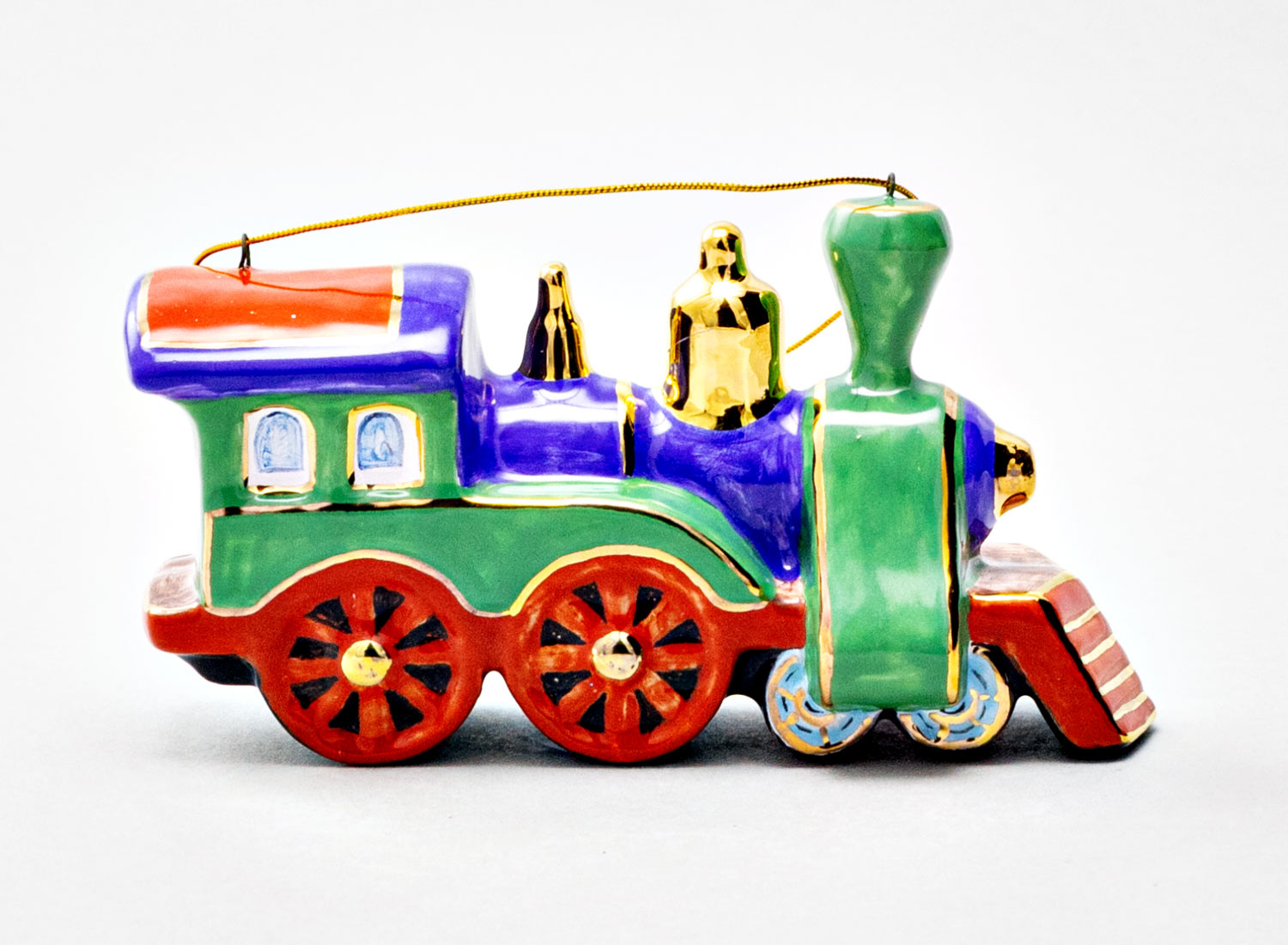 Елочная игрушка «Паровозик»