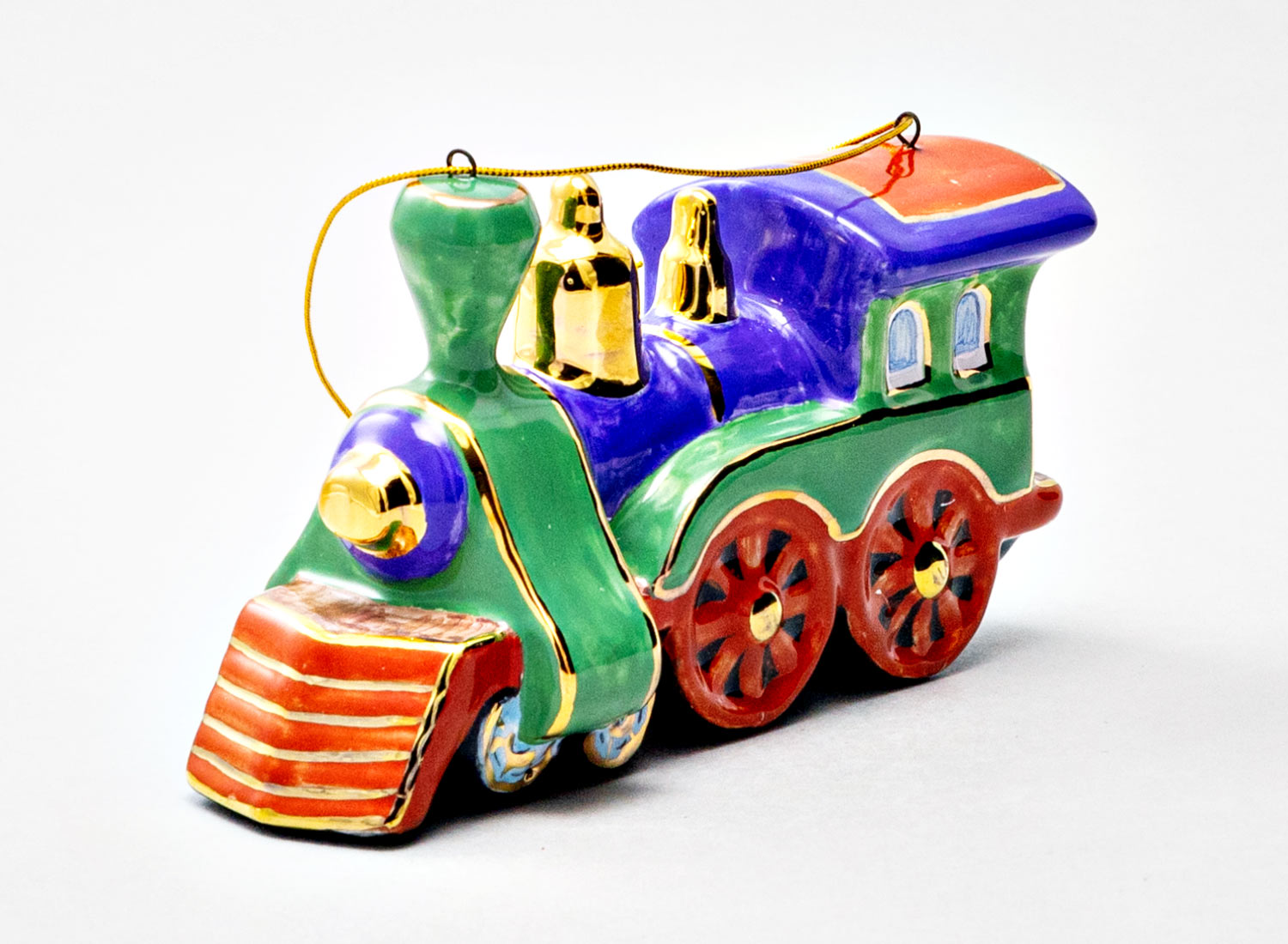 Елочная игрушка «Паровозик»