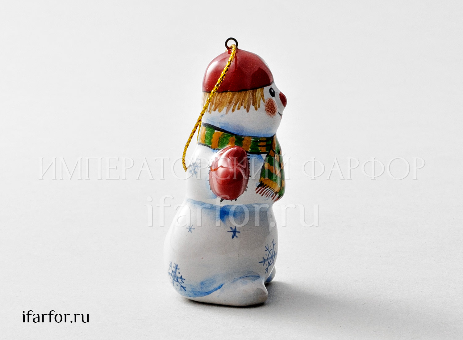 Елочная игрушка «Снеговик»
