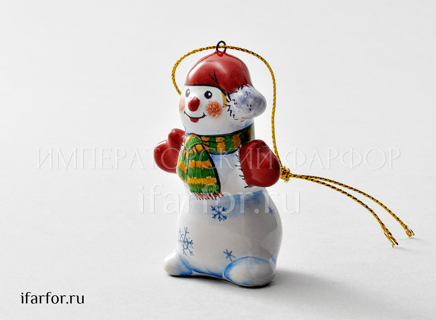 Елочная игрушка «Снеговик»