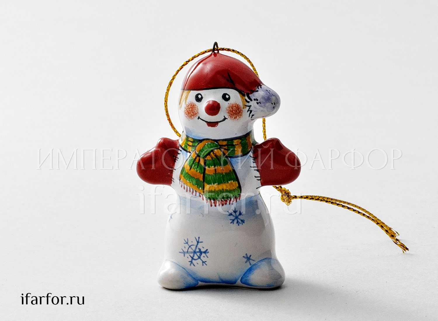 Елочная игрушка «Снеговик»
