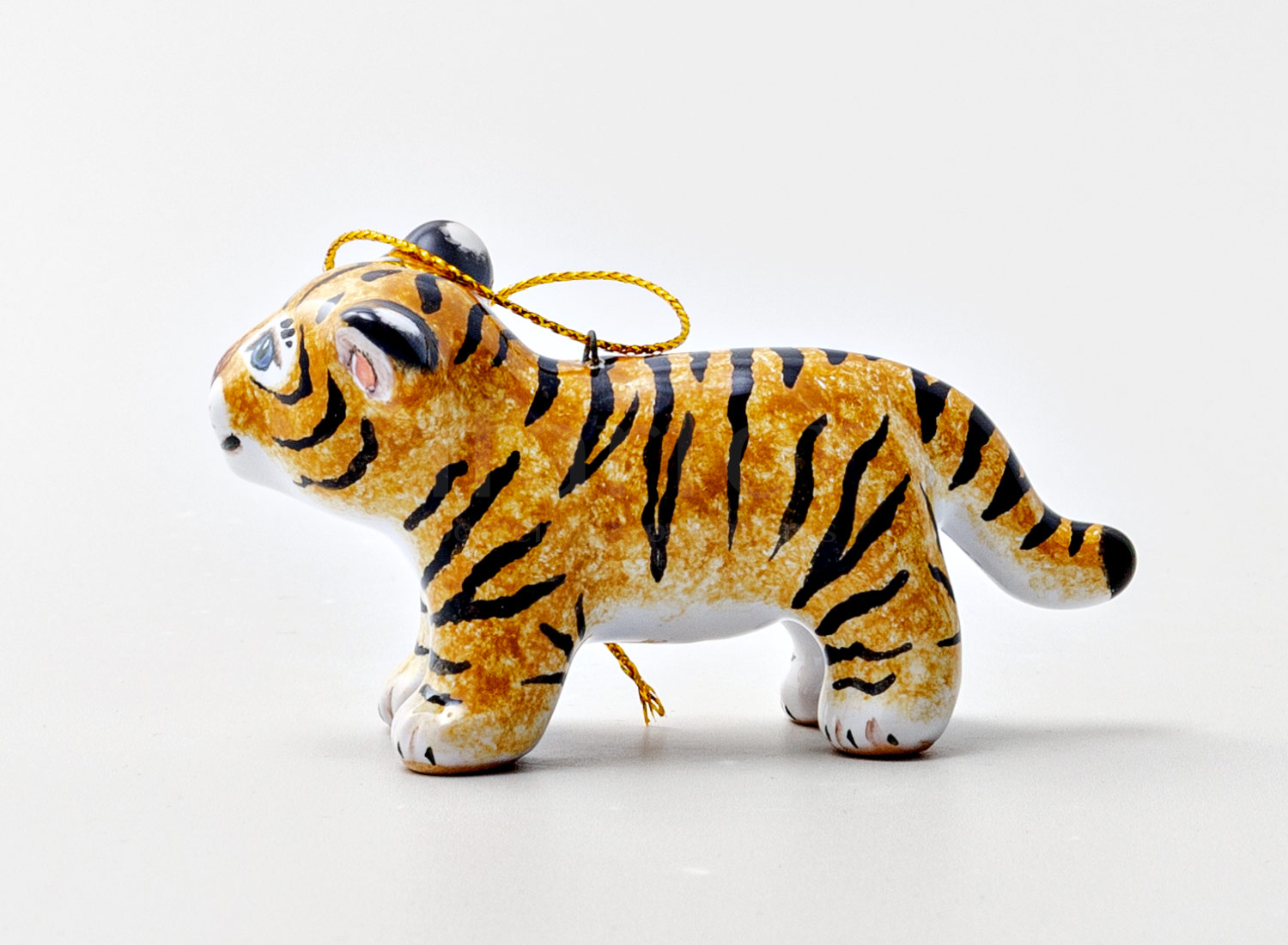 Елочная игрушка «Тигренок стоящий»