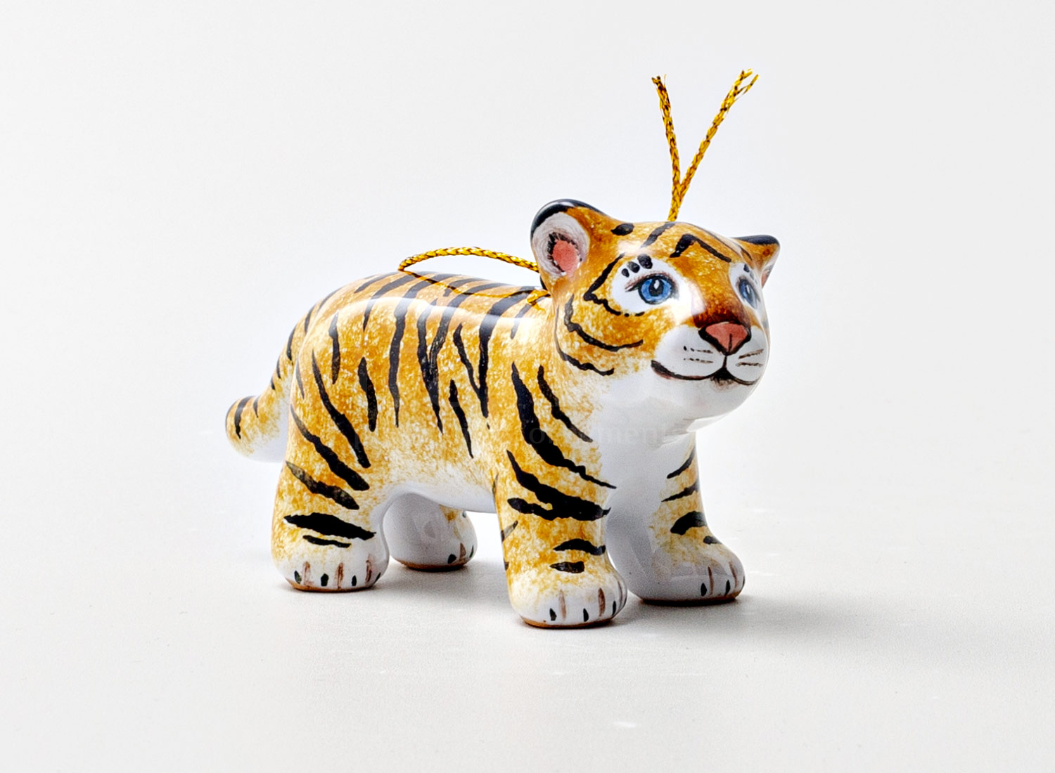Елочная игрушка «Тигренок стоящий»