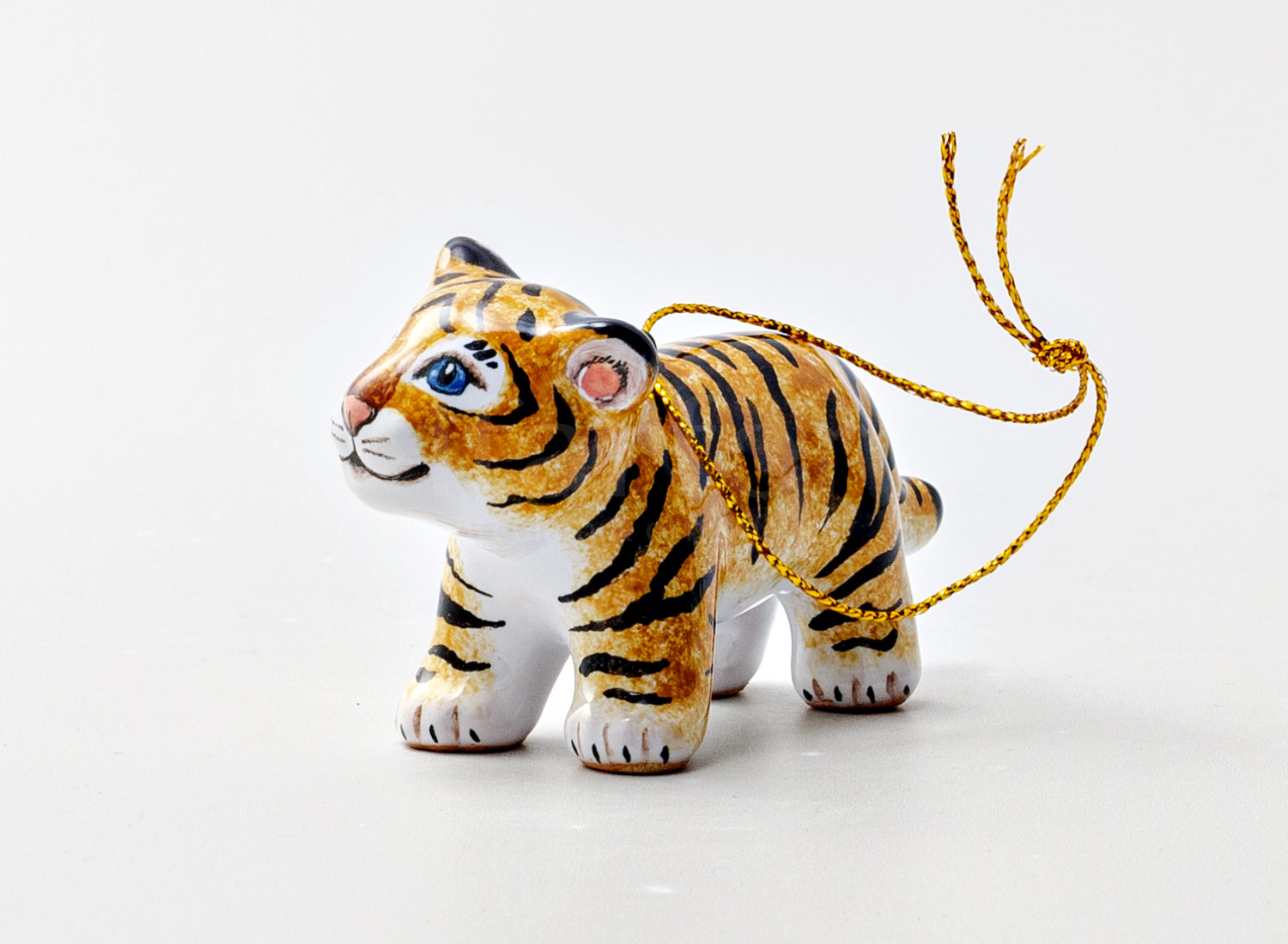 Елочная игрушка «Тигренок стоящий»