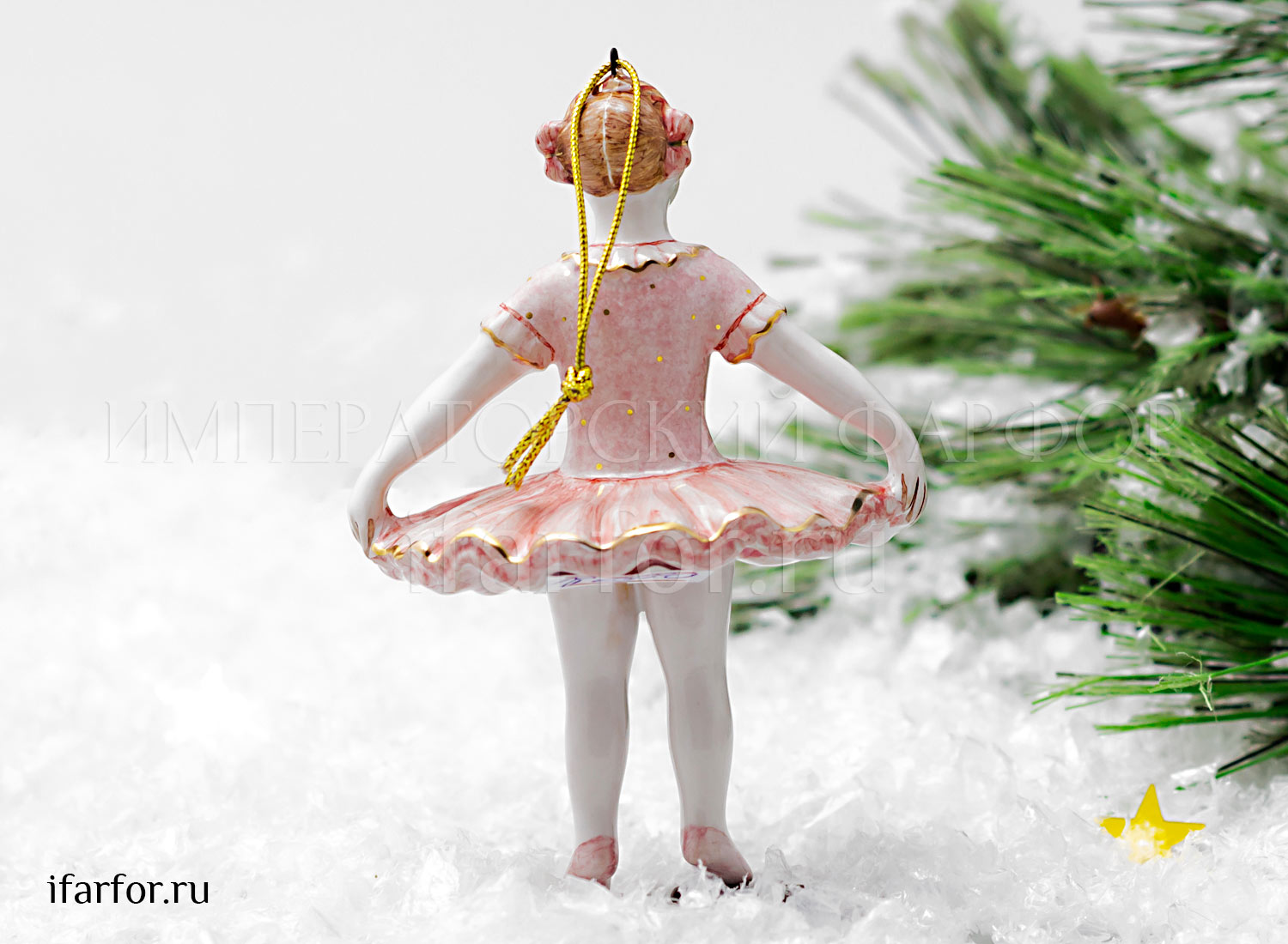 Елочная игрушка «Юная балерина»