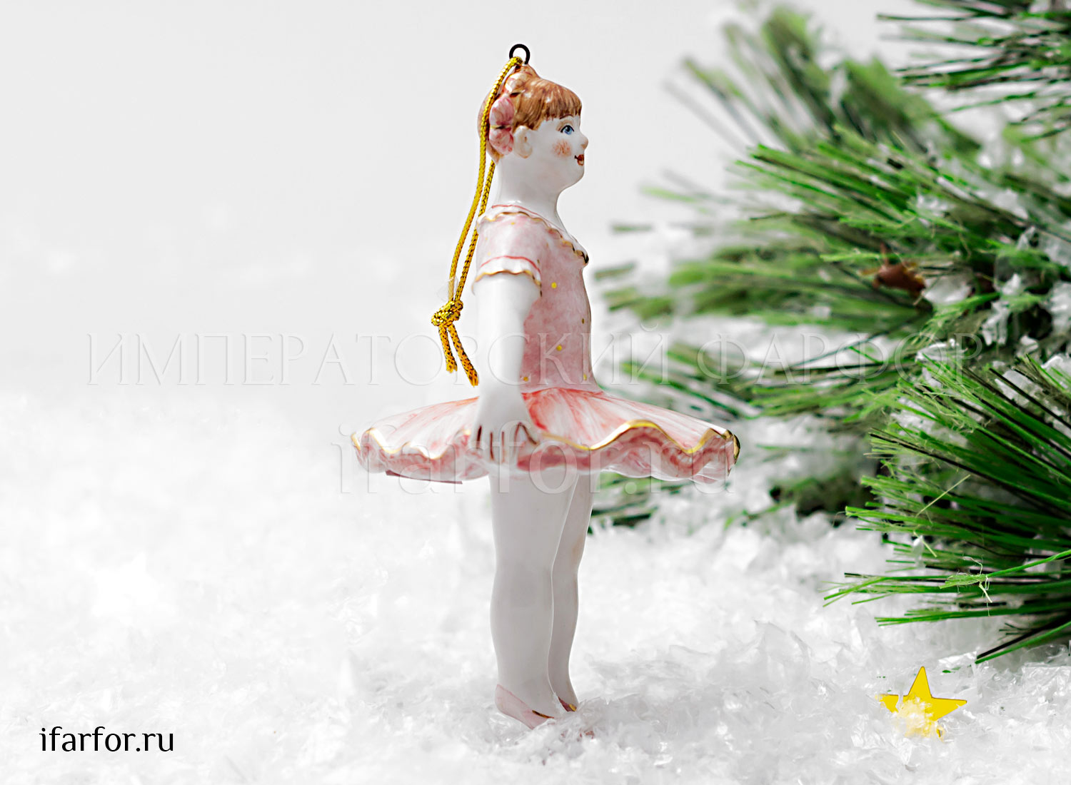 Елочная игрушка «Юная балерина»