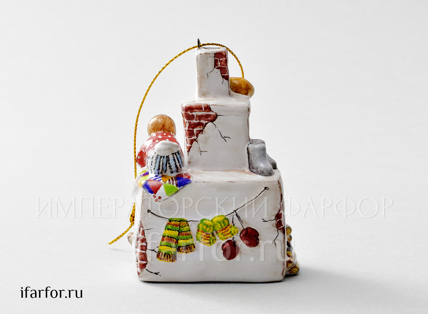 Елочная игрушка «Печка»