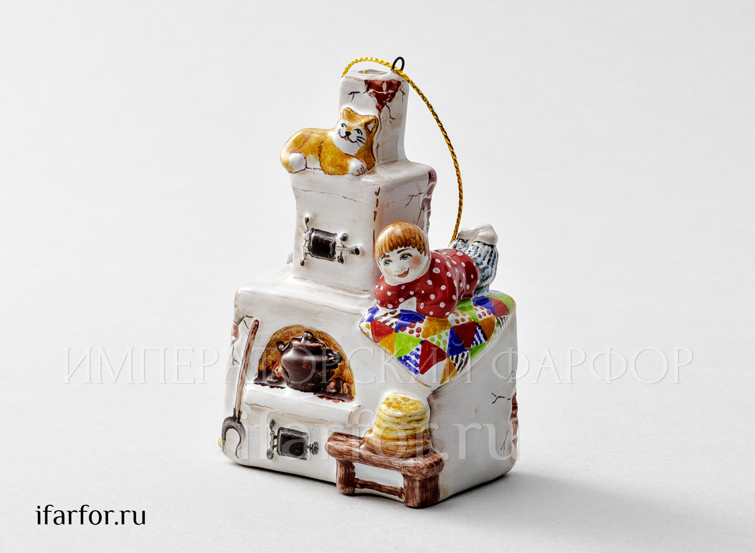 Елочная игрушка «Печка»