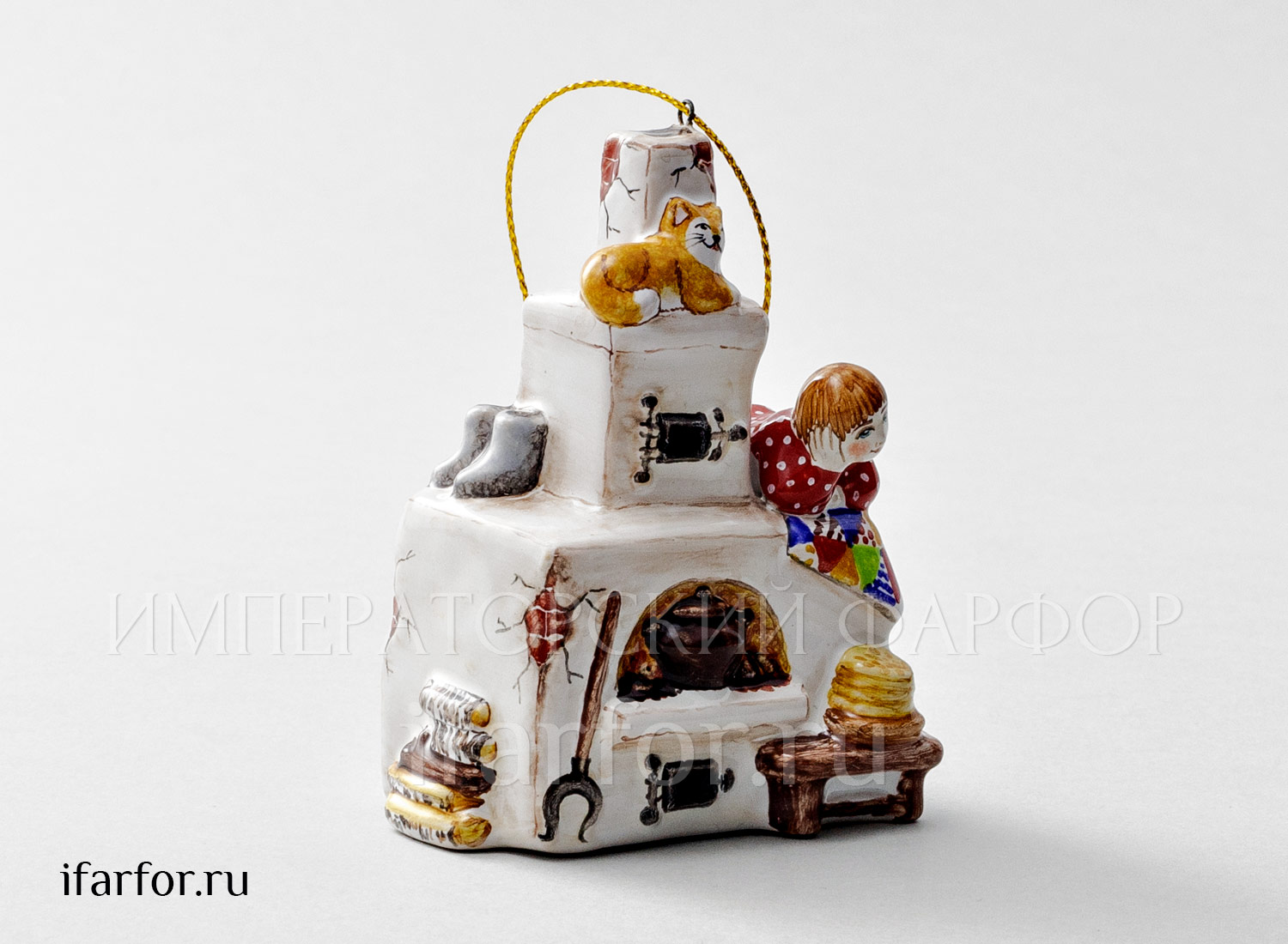 Елочная игрушка «Печка»