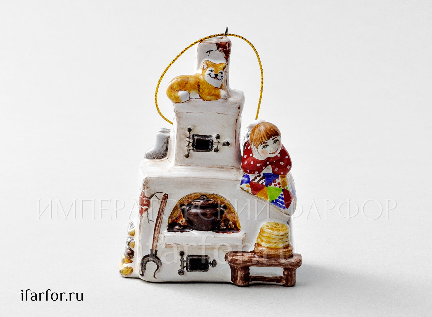 Елочная игрушка «Печка»