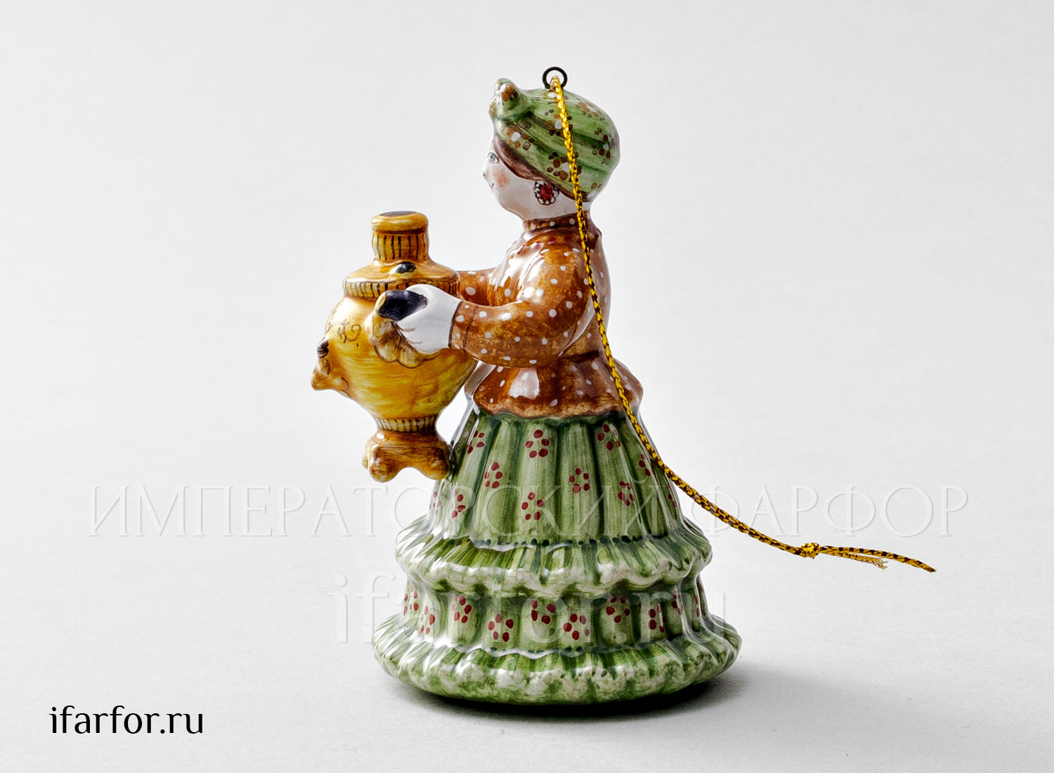 Елочная игрушка «Хозяюшка с самоваром»