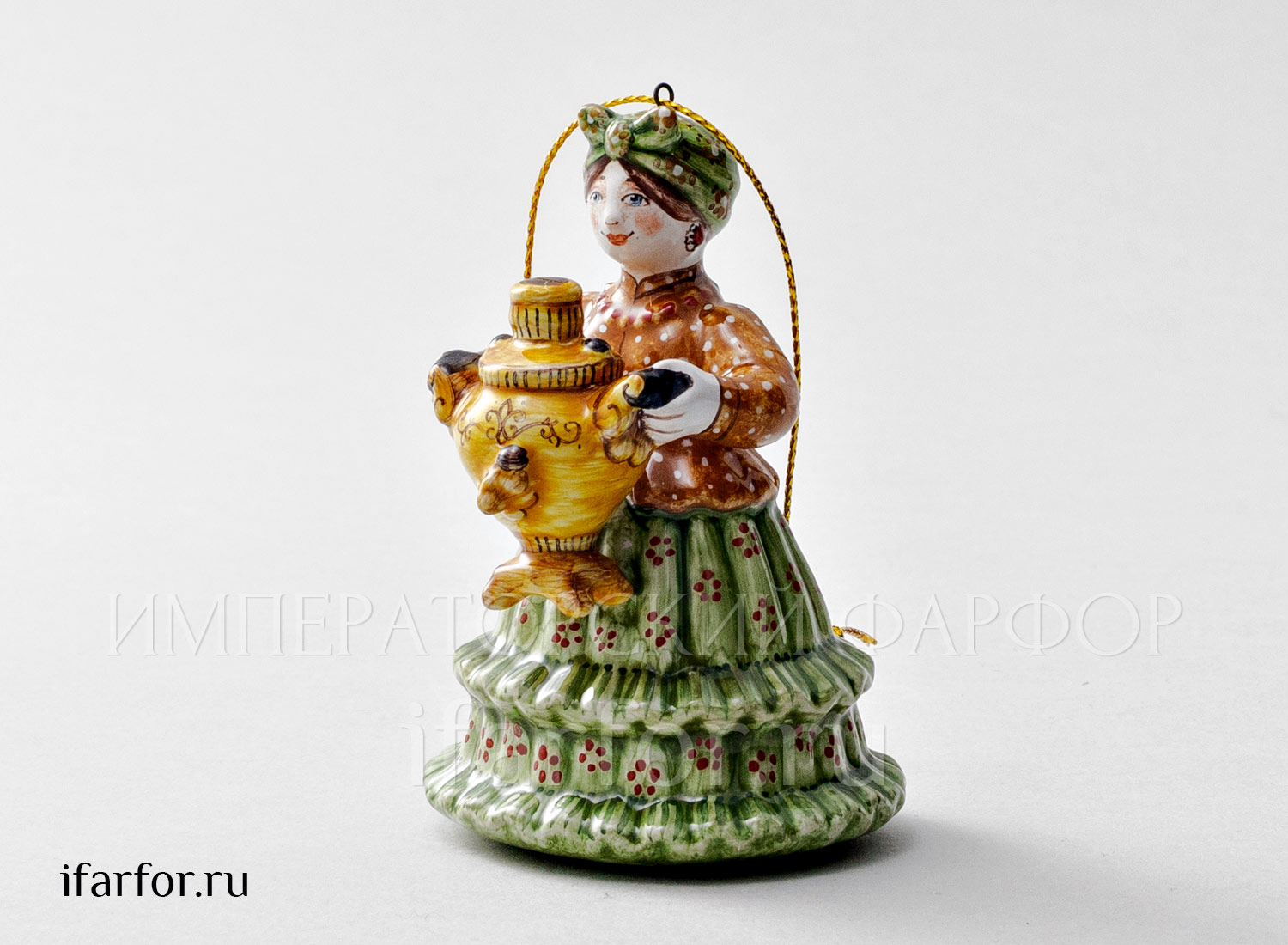 Елочная игрушка «Хозяюшка с самоваром»