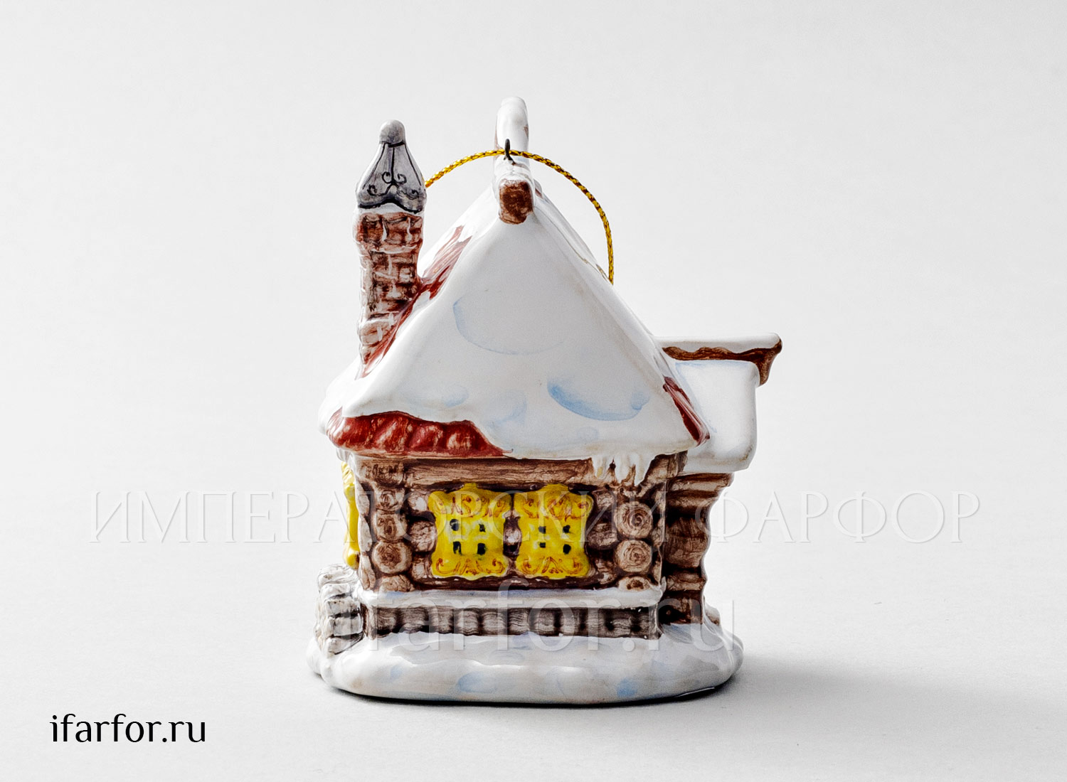 Елочная игрушка «Избушка»