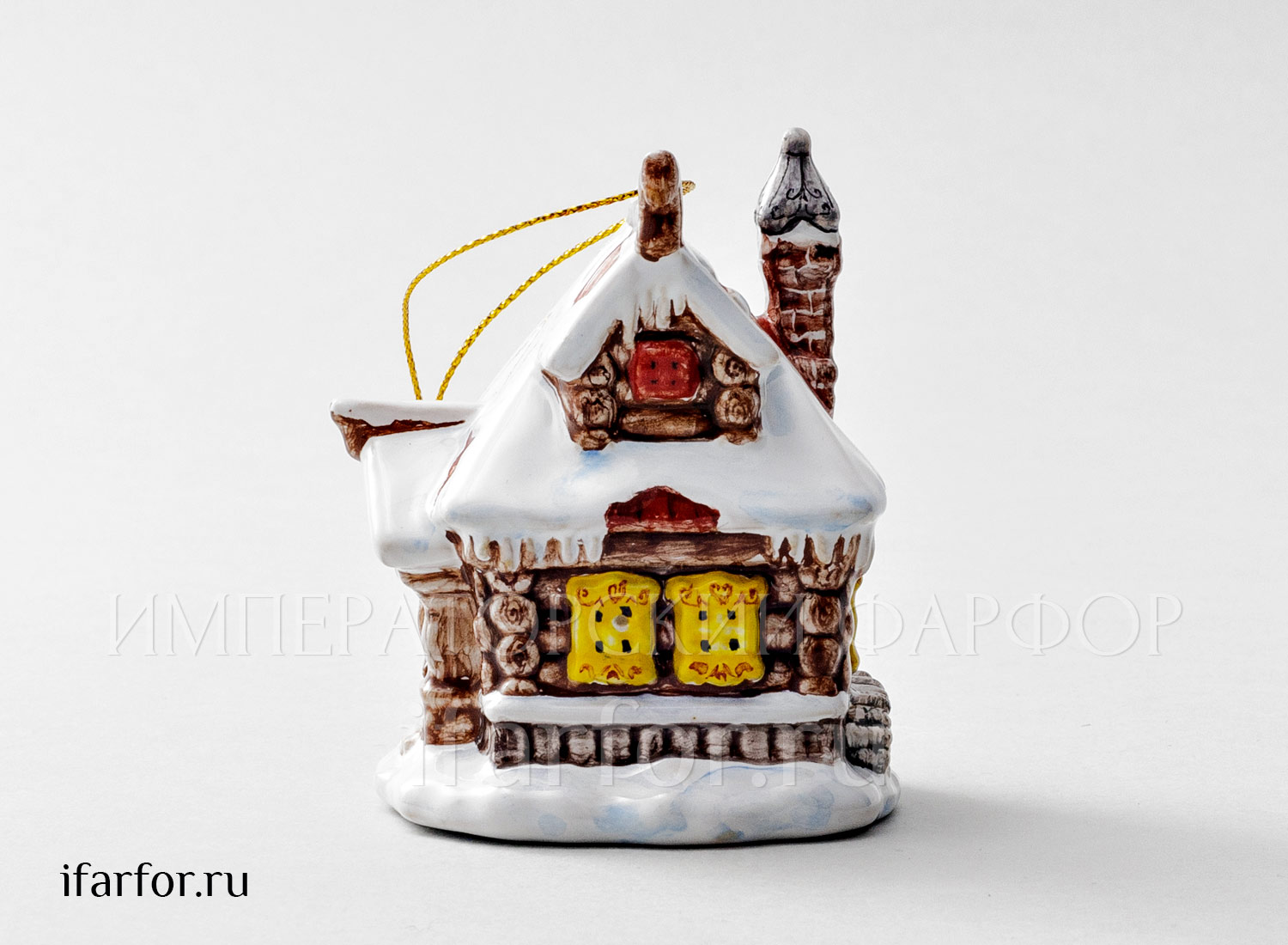 Елочная игрушка «Избушка»