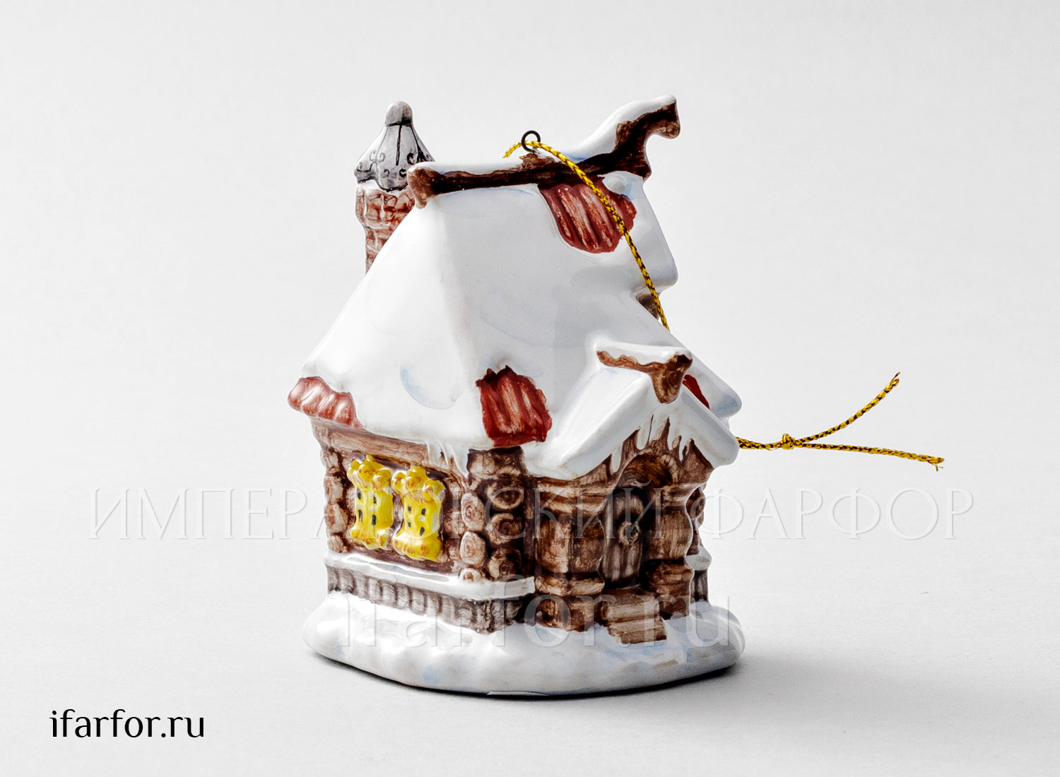 Елочная игрушка «Избушка»