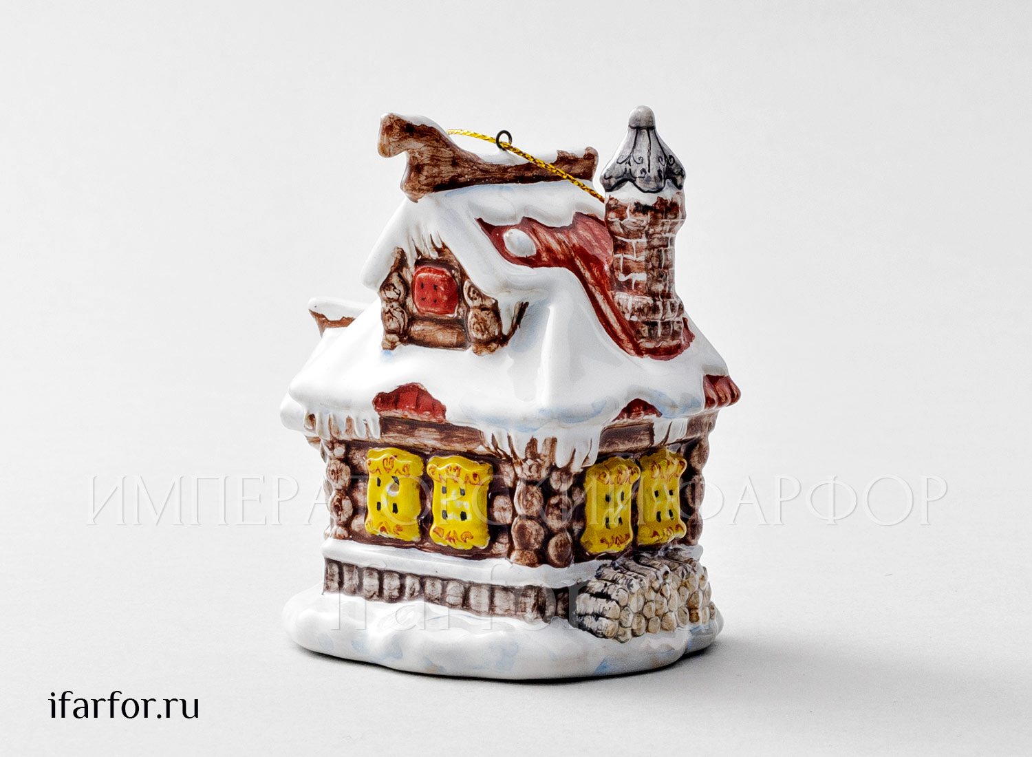 Елочная игрушка «Избушка»